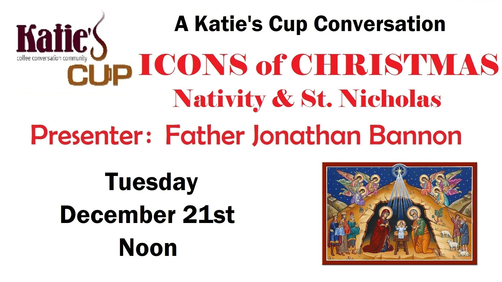 KC Conversations: "Icons of the Season"&nbsp;