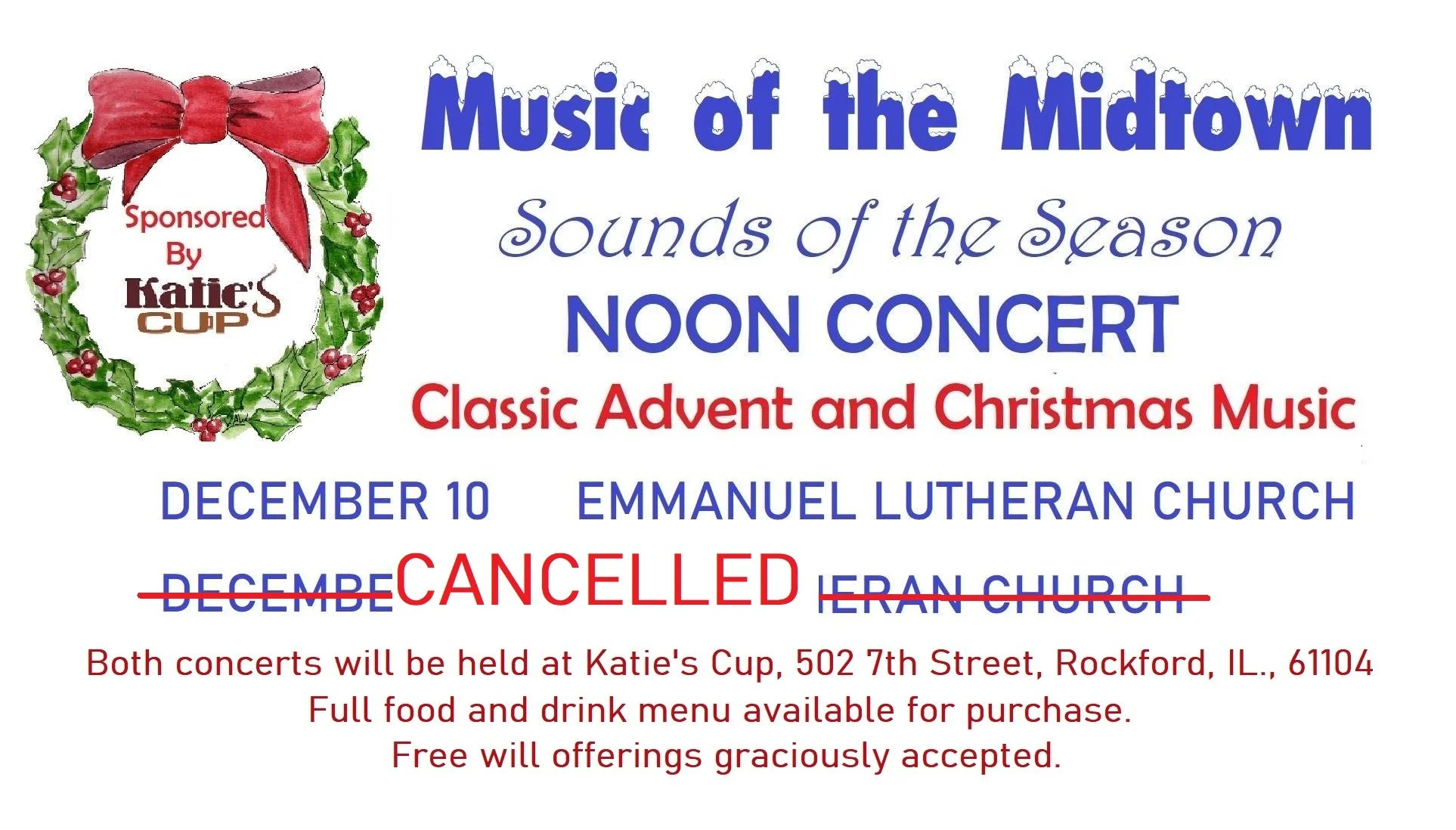 CANCELLED - Midtown Advent Concert