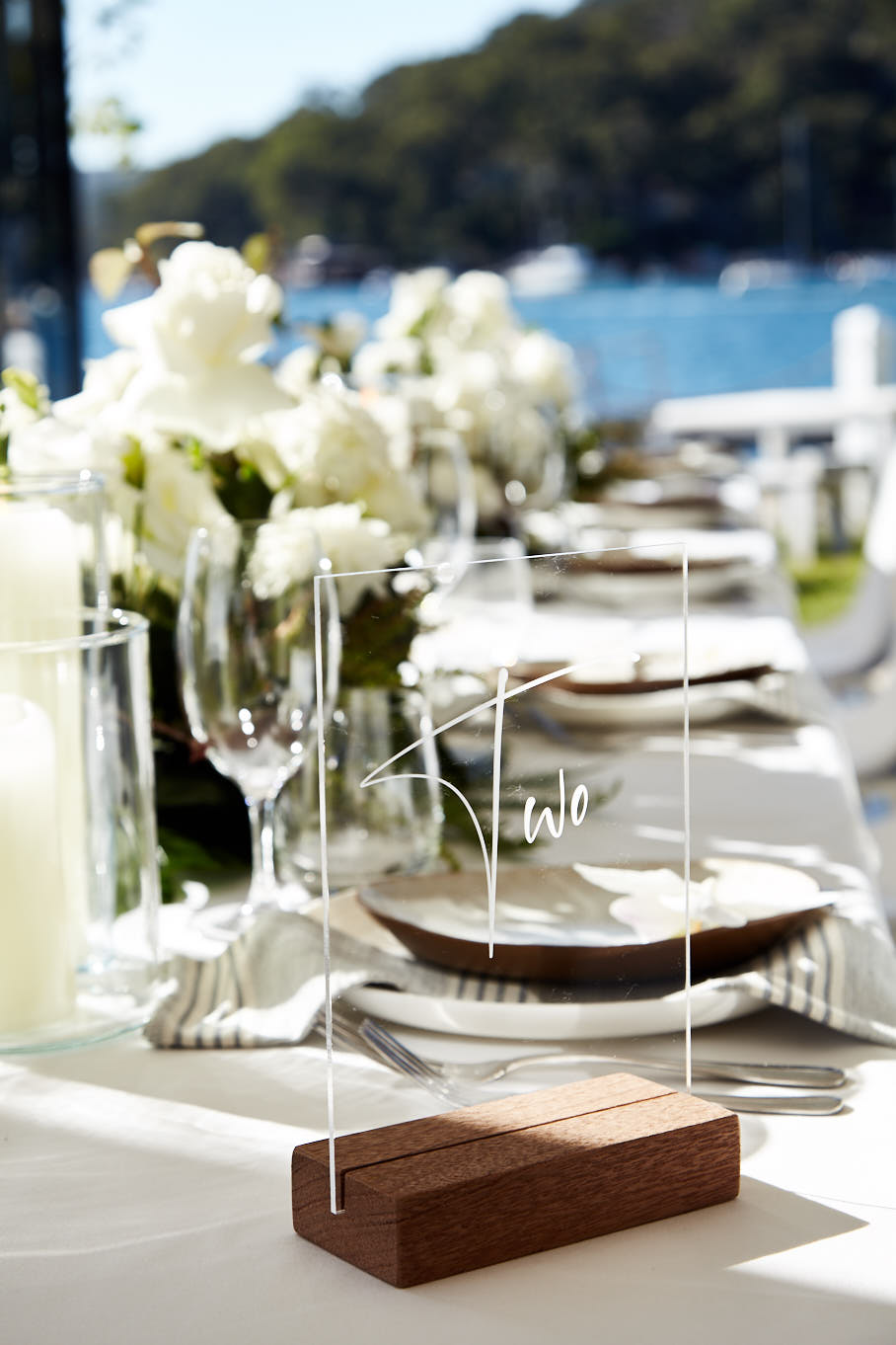 Wedding reception styling pasadena sydney