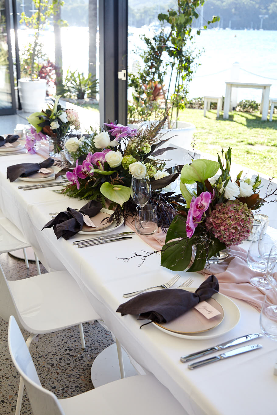 Wedding reception styling pasadena sydney