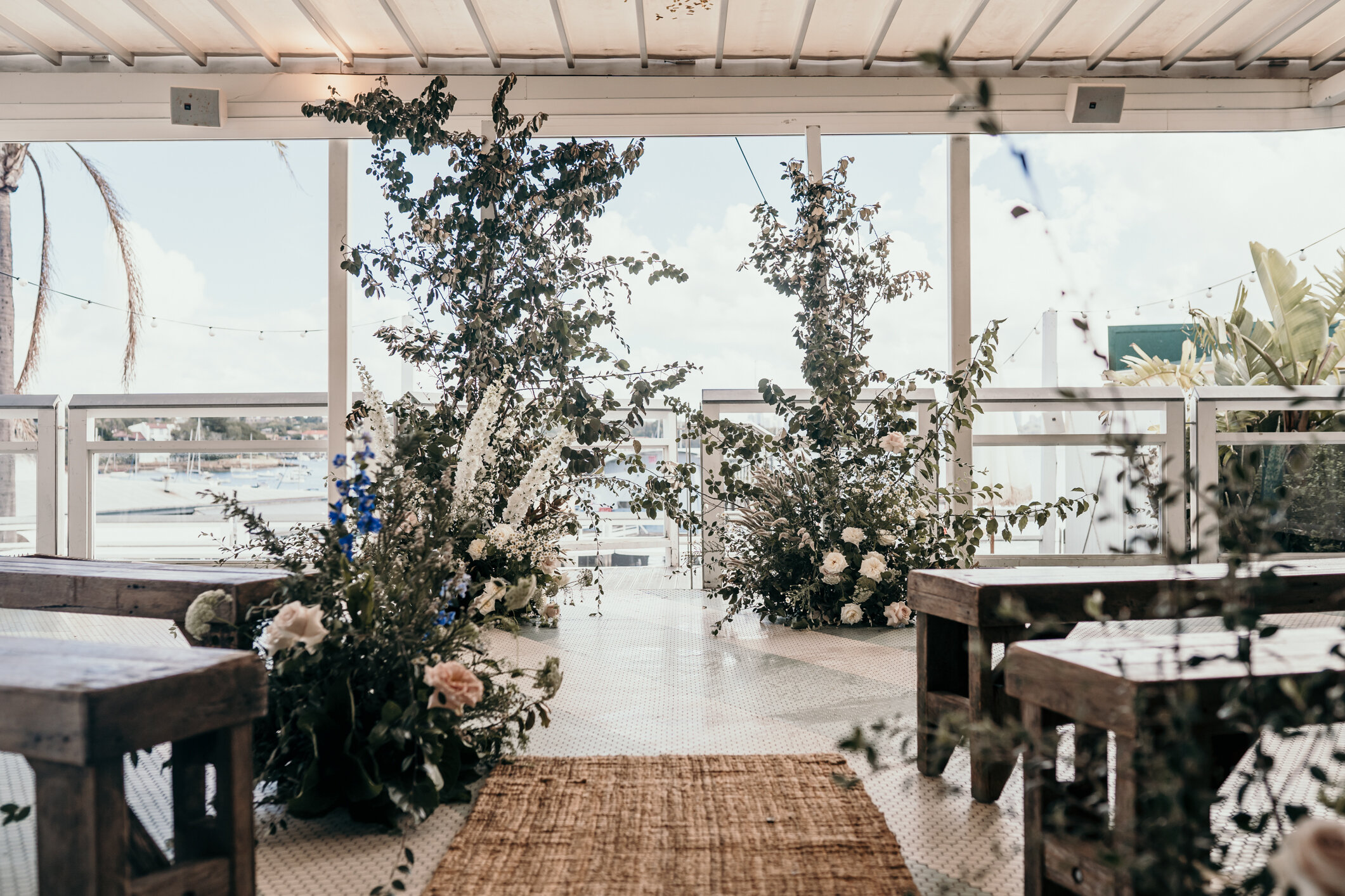 Weddings at Top Deck of Watsons Bay Boutique HotelLittle Lane Events