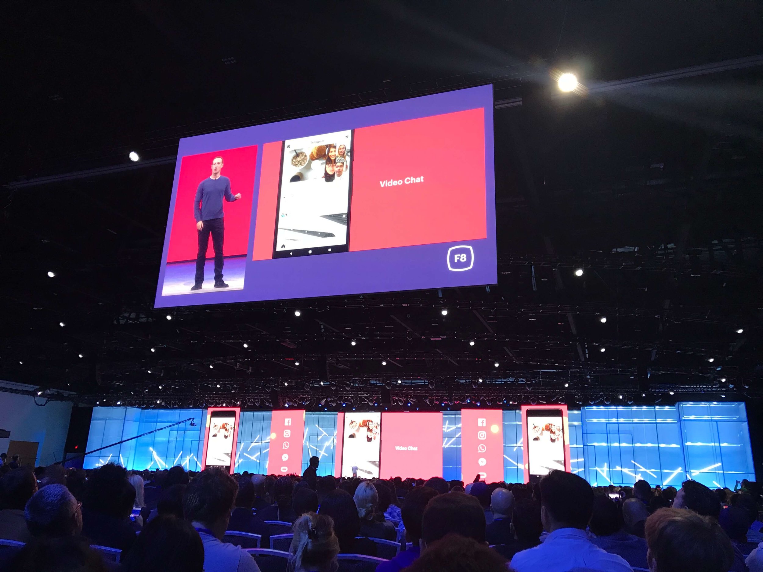 Facebook F8 new Instagram Group Video Call feature