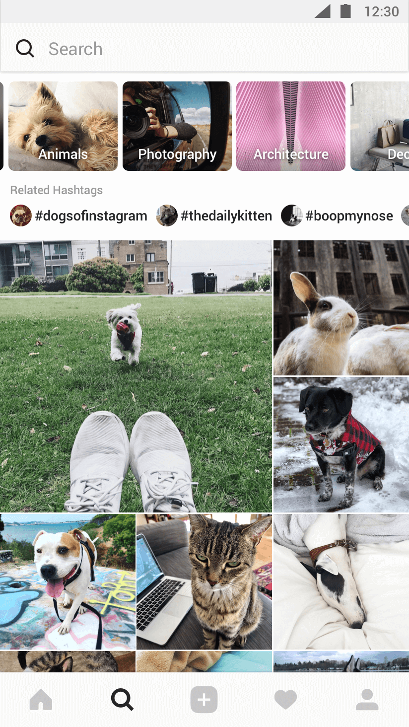  The new Explore will organize suggested content into relevant topic channels, making it easier than ever to browse across your interests, while going deeper into any specific area.