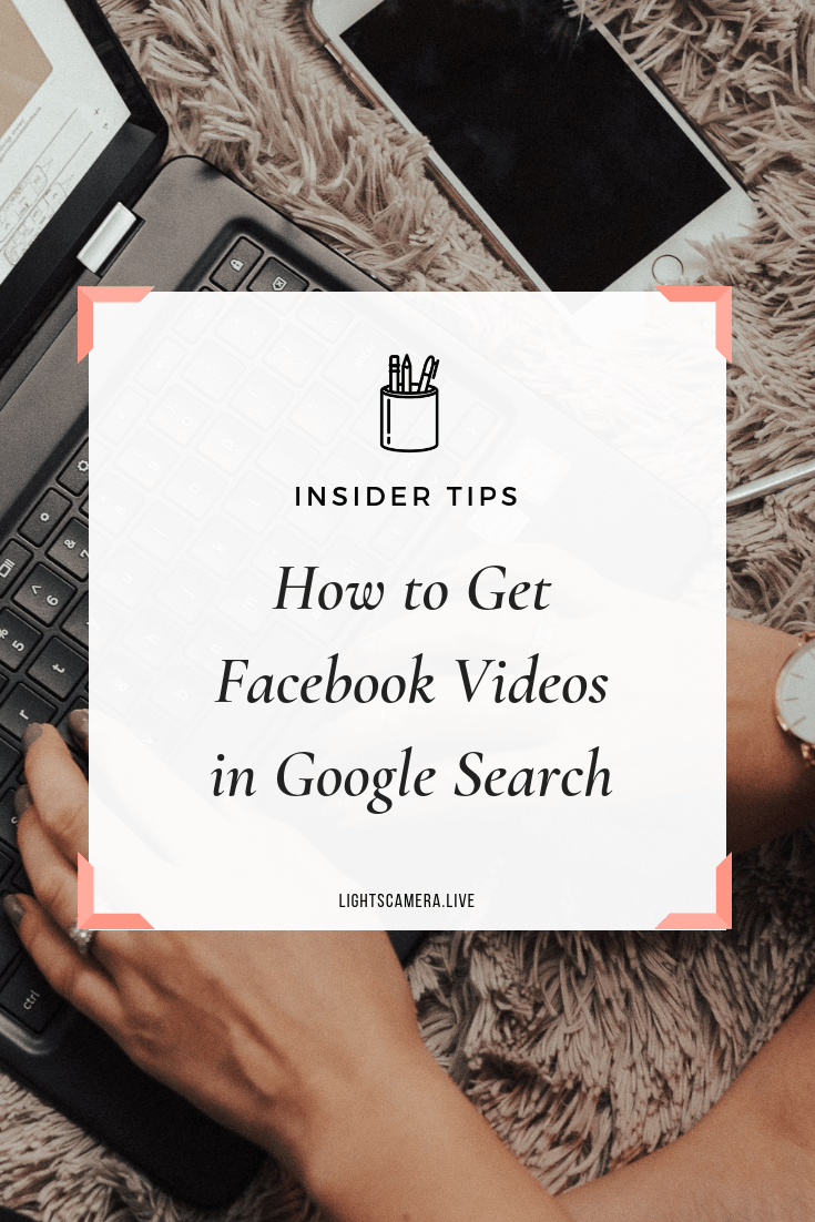 How To Get Facebook Live Videos Into Search