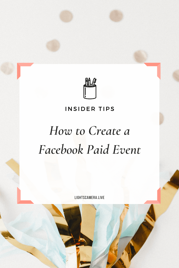 How to Create a Facebook Paid Online Event