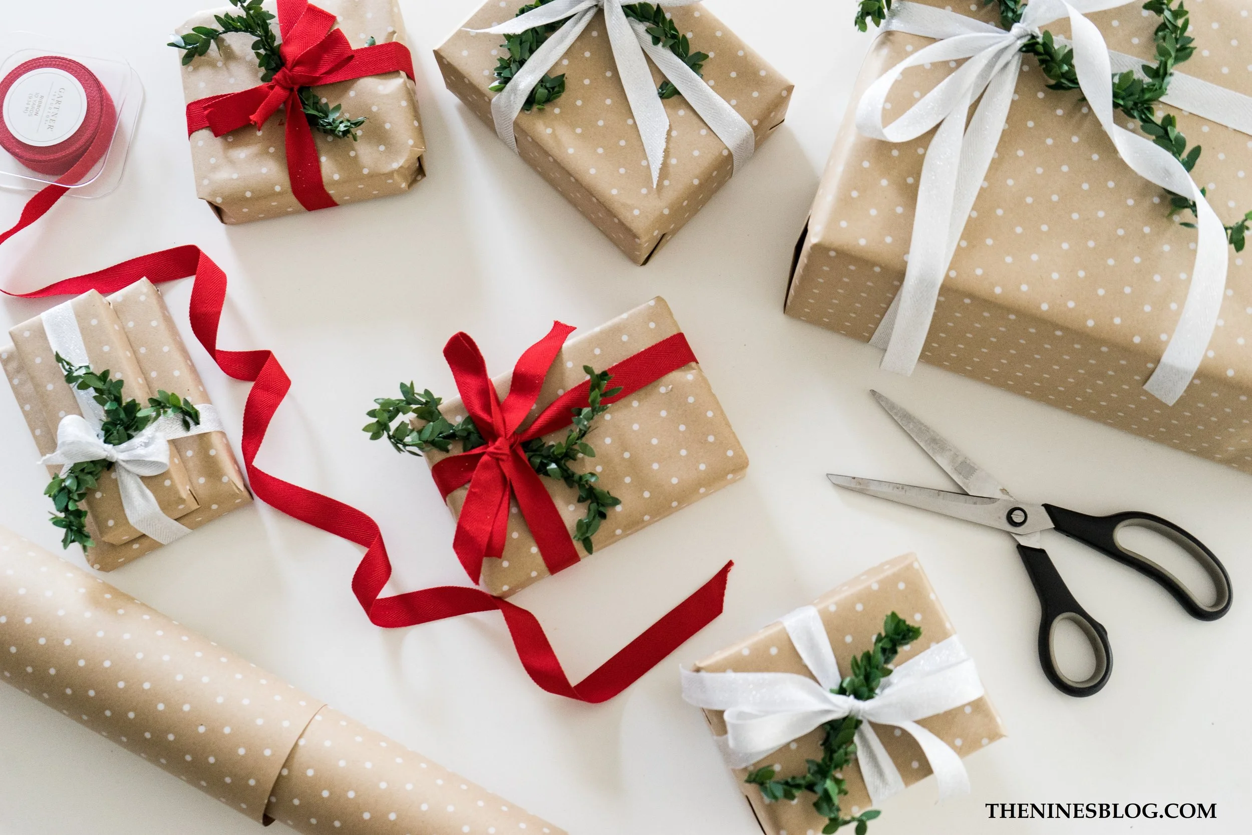 Easy Gift Wrap - TheNinesBlog.com : A Boston Blog
