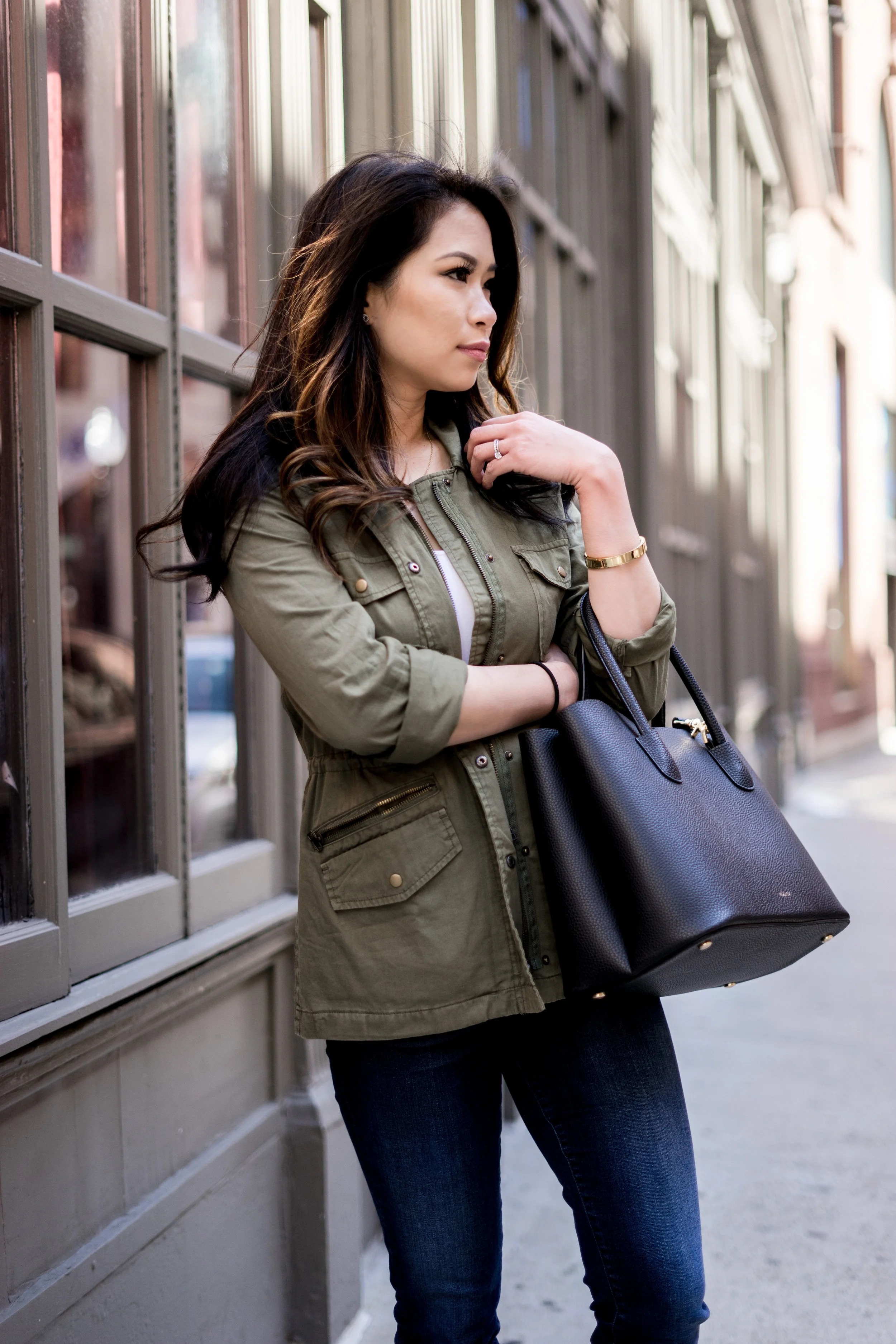 Military Green Utility Jacket: TheNinesBlog.com - A Boston Blog