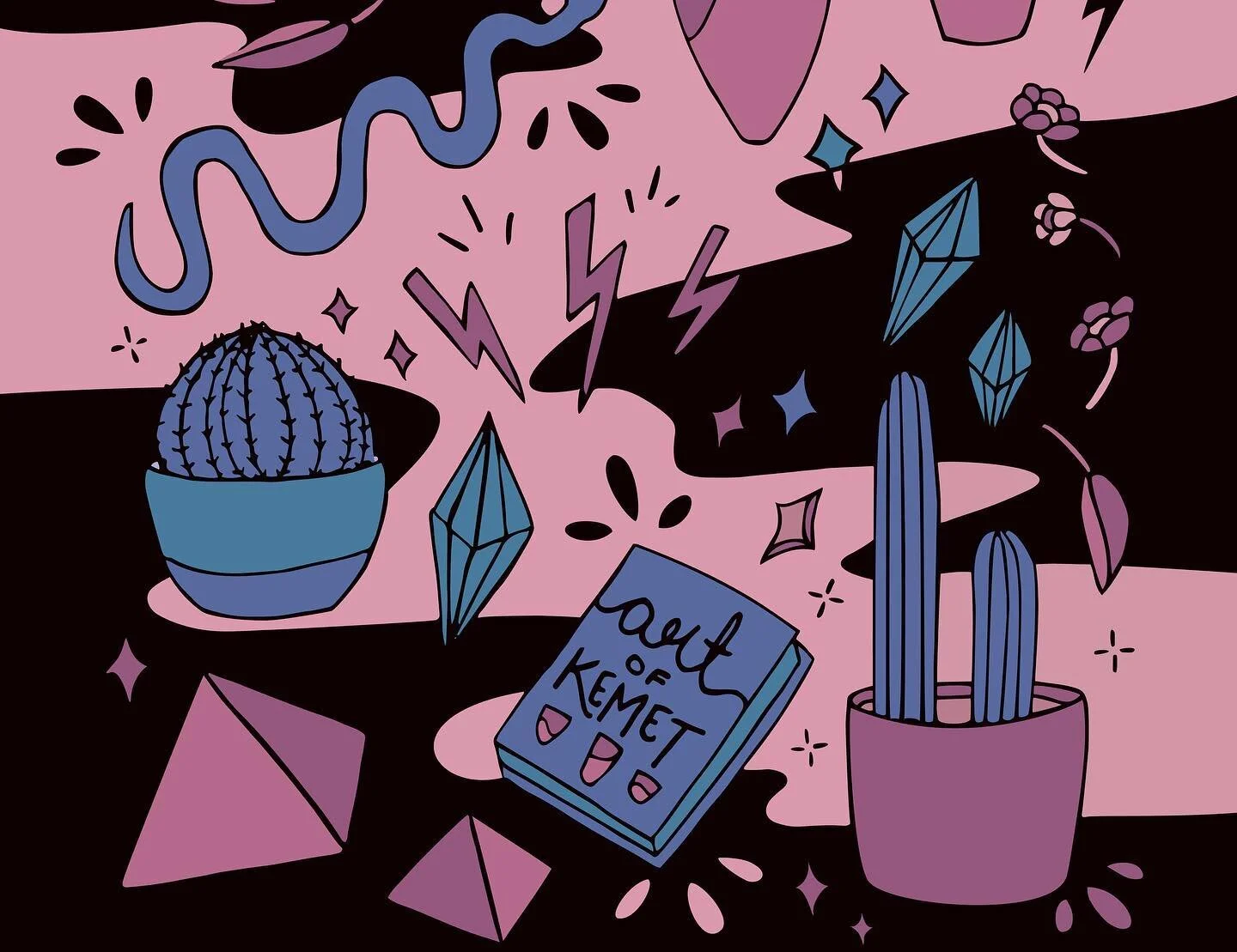 kawaii kemet as a jacquard ⚡️

I took a digital textiles class this semester and learned how to make custom jacquard templates using @wovns&rsquo; cutting-edge tech. this was made using their Talma Spectrum 2 palette!