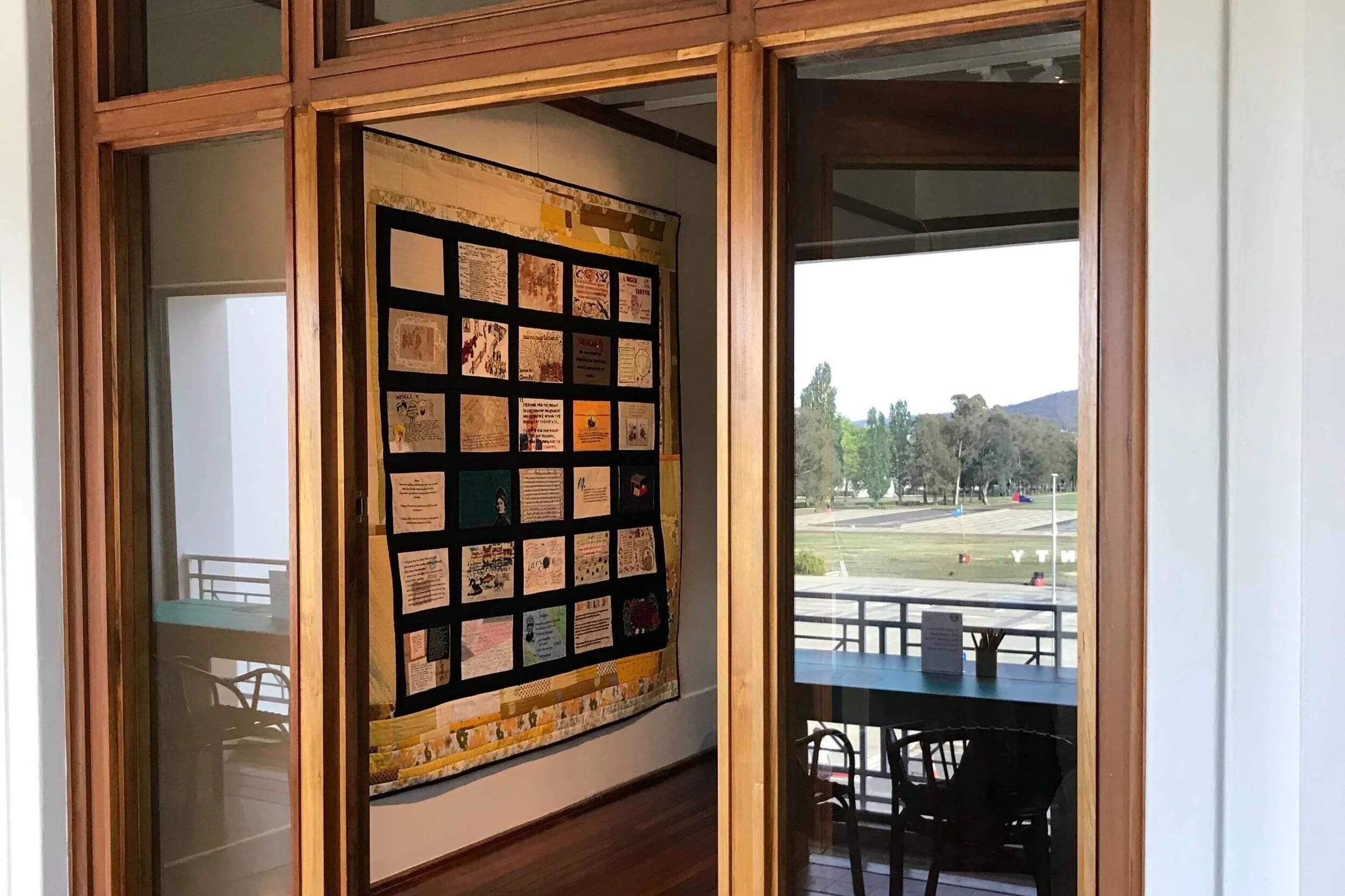 udhr quilt exhibition | museum of australian democracy