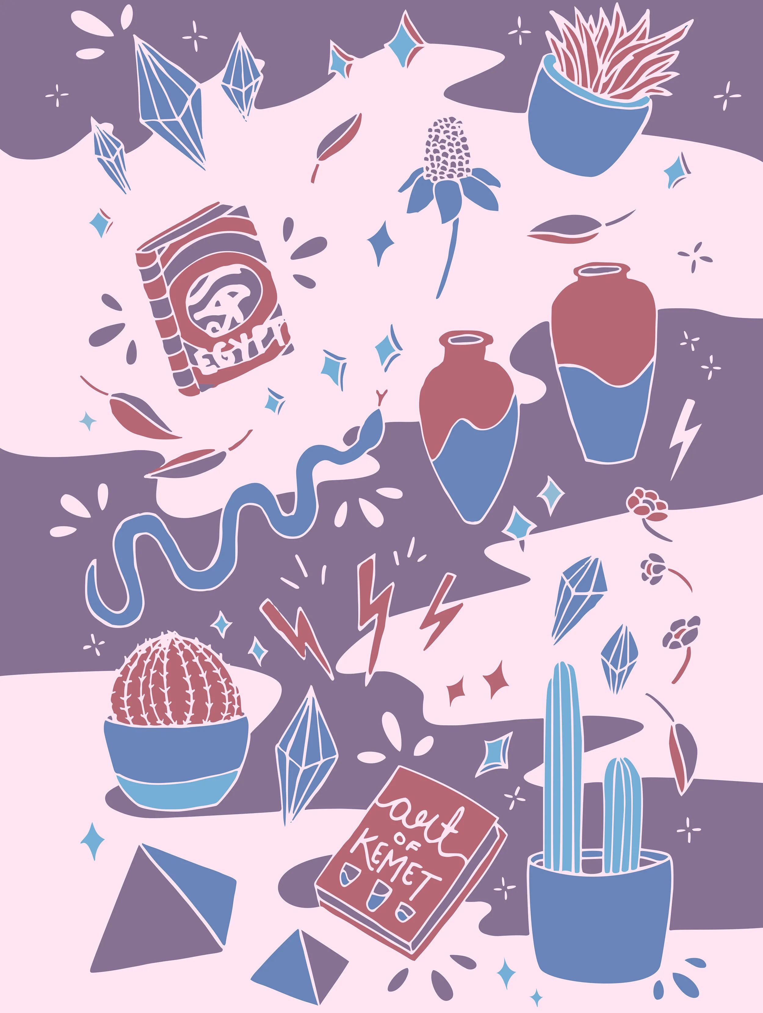 kawaii kemet, II | talma pastel II