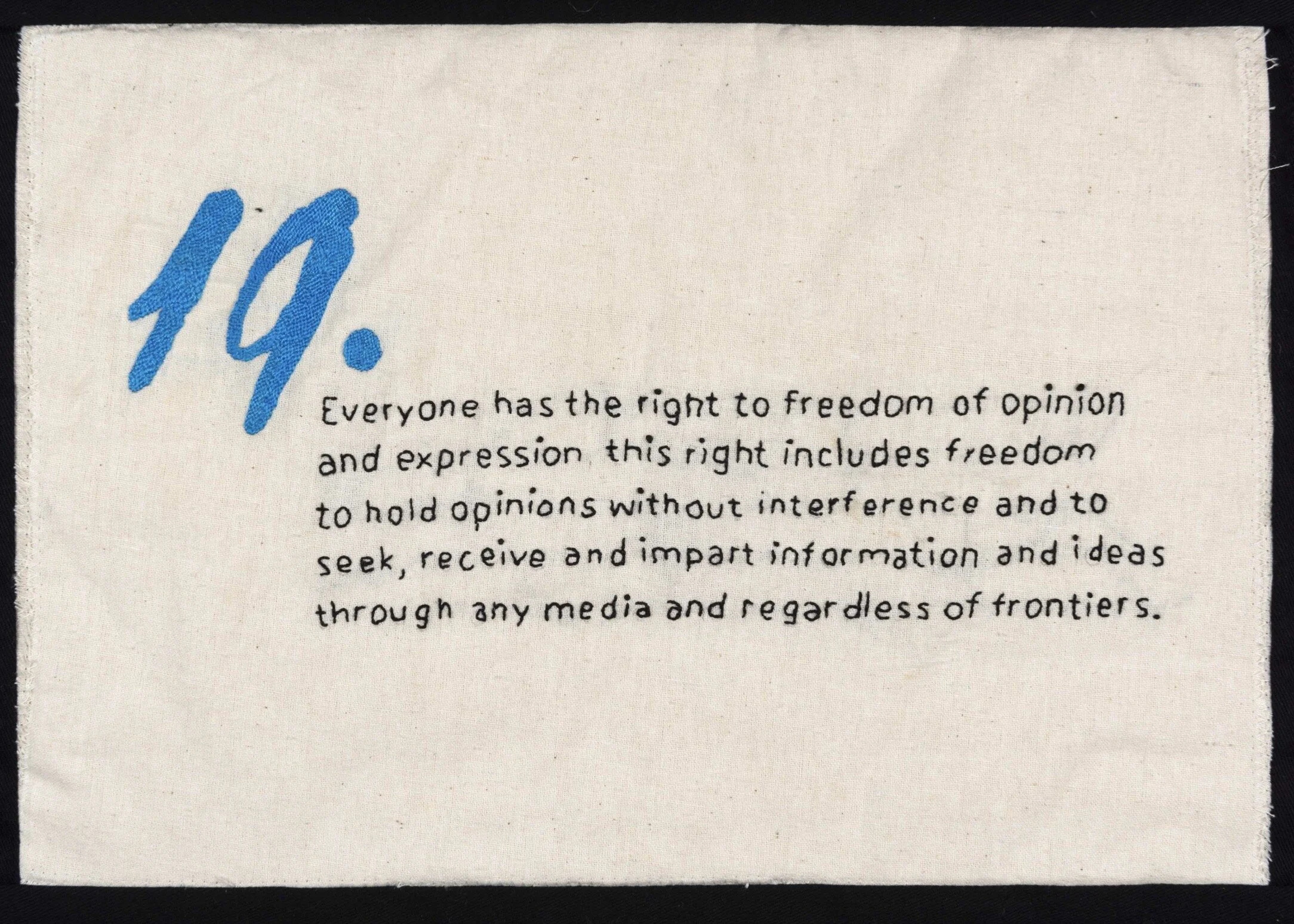 article nineteen | cathy speed