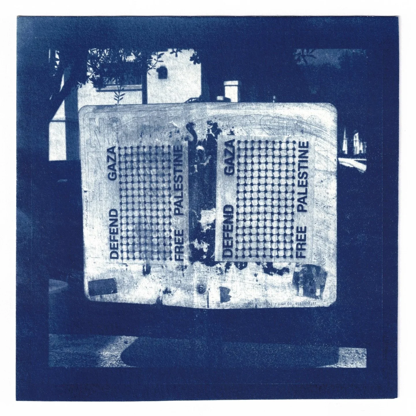 recent cyanotypes of an art action from January 2024

part of 1000 Actions, a personal effort to create and distribute a thousand art actions in support of Palestine and the broader Land Back movement

wheat-pasting materials from @againstapartheid.a