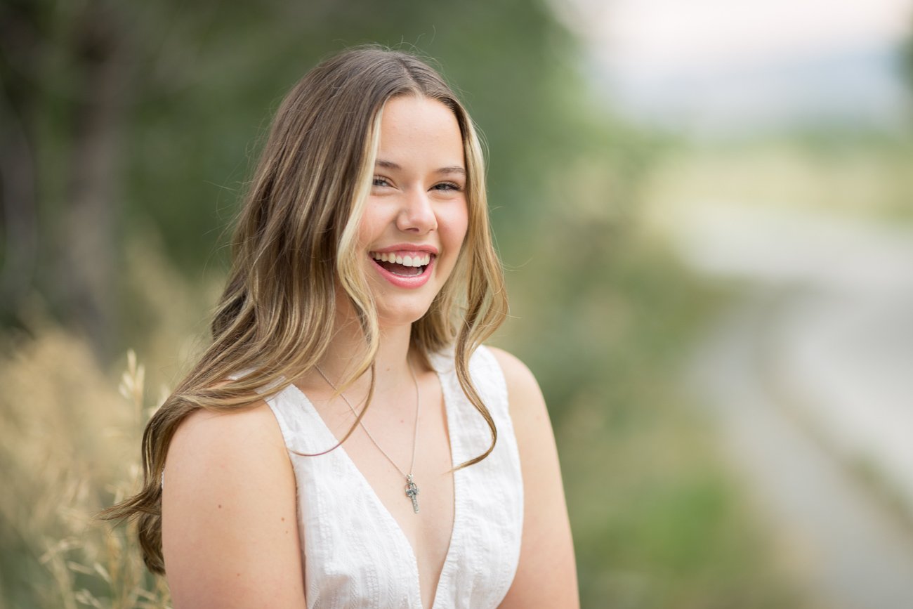 High school senior portrait on Boston's North Shore