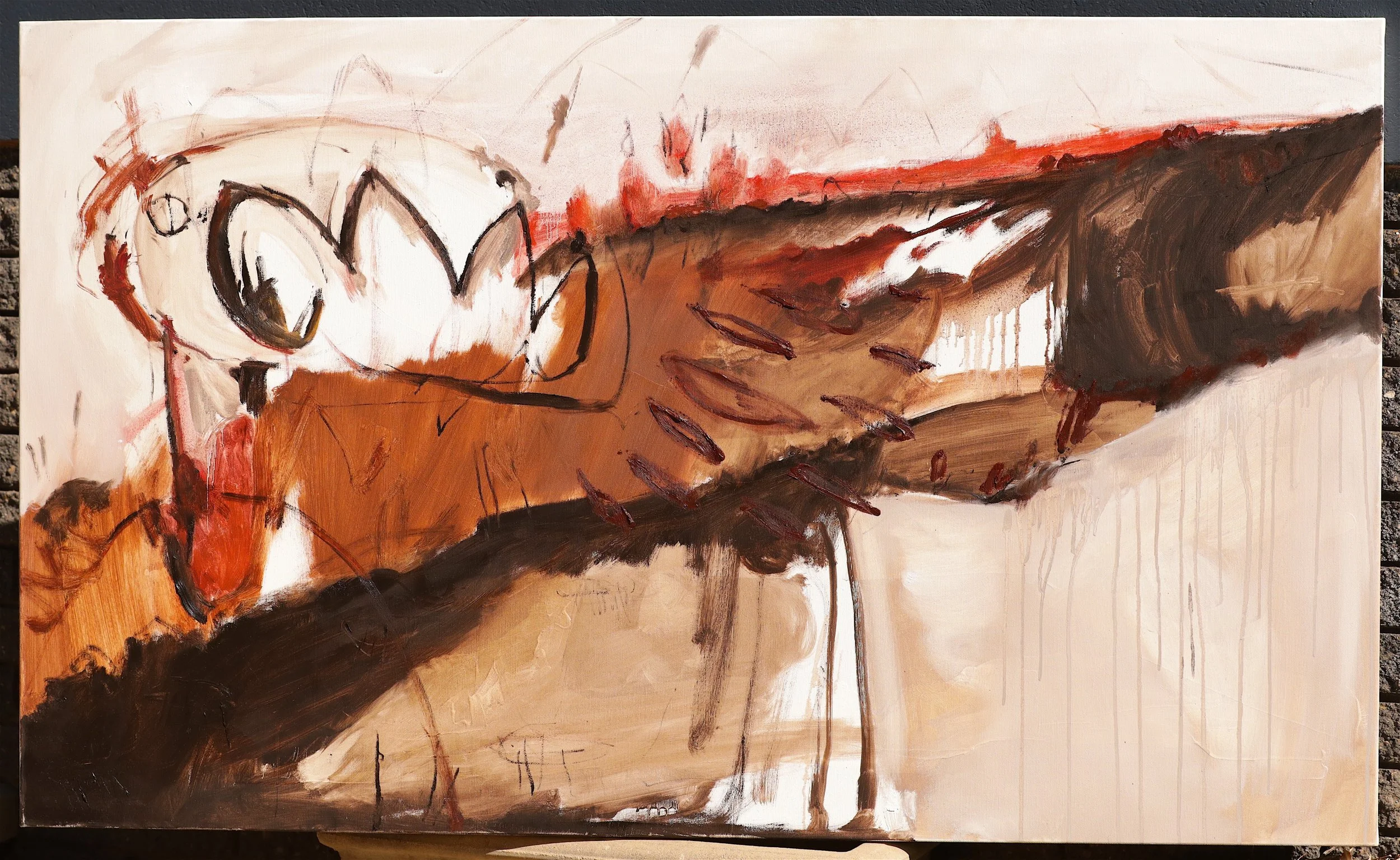 Devastation 2017 Oil on canvas