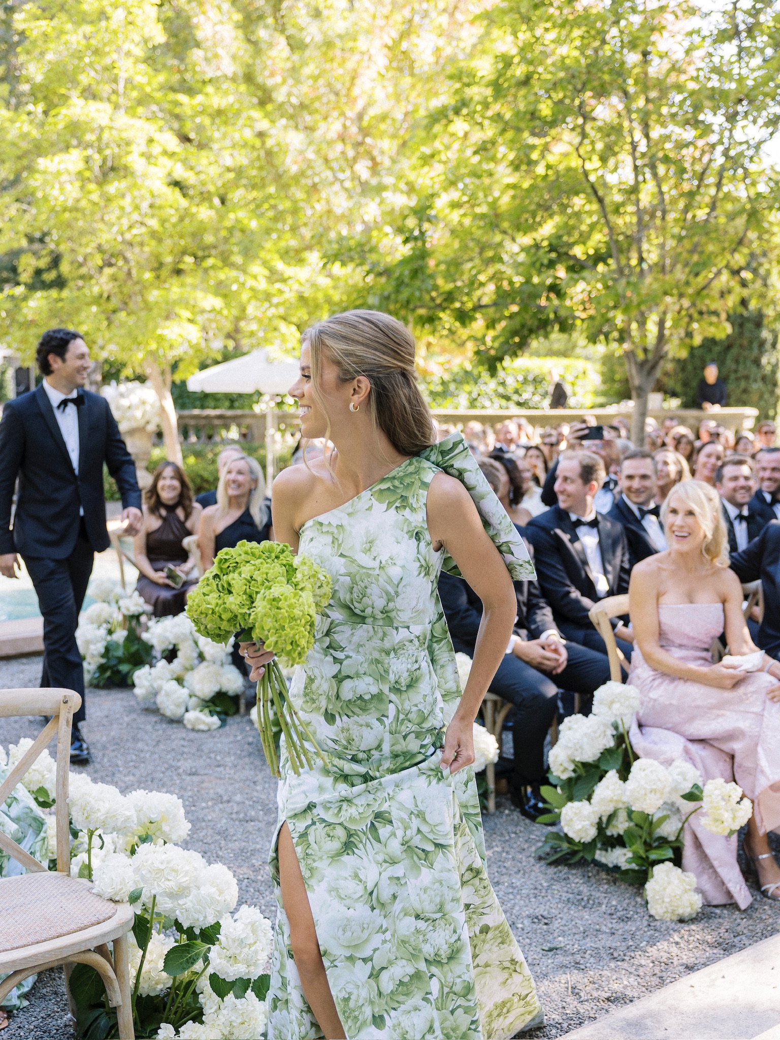 Evening Best Gown - Peony Green