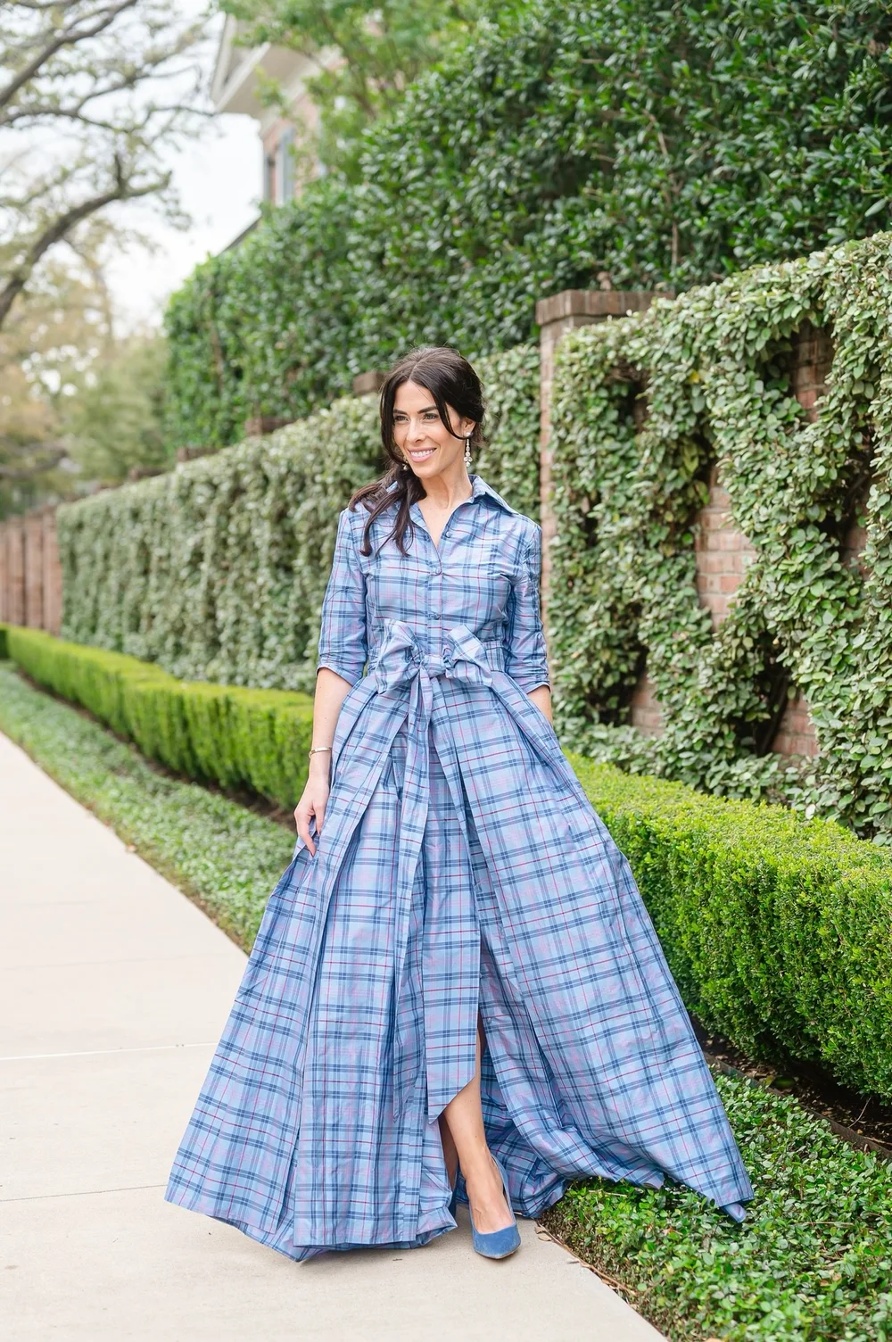 sachin and babi light blue dress Effortlessly Elegant Gown