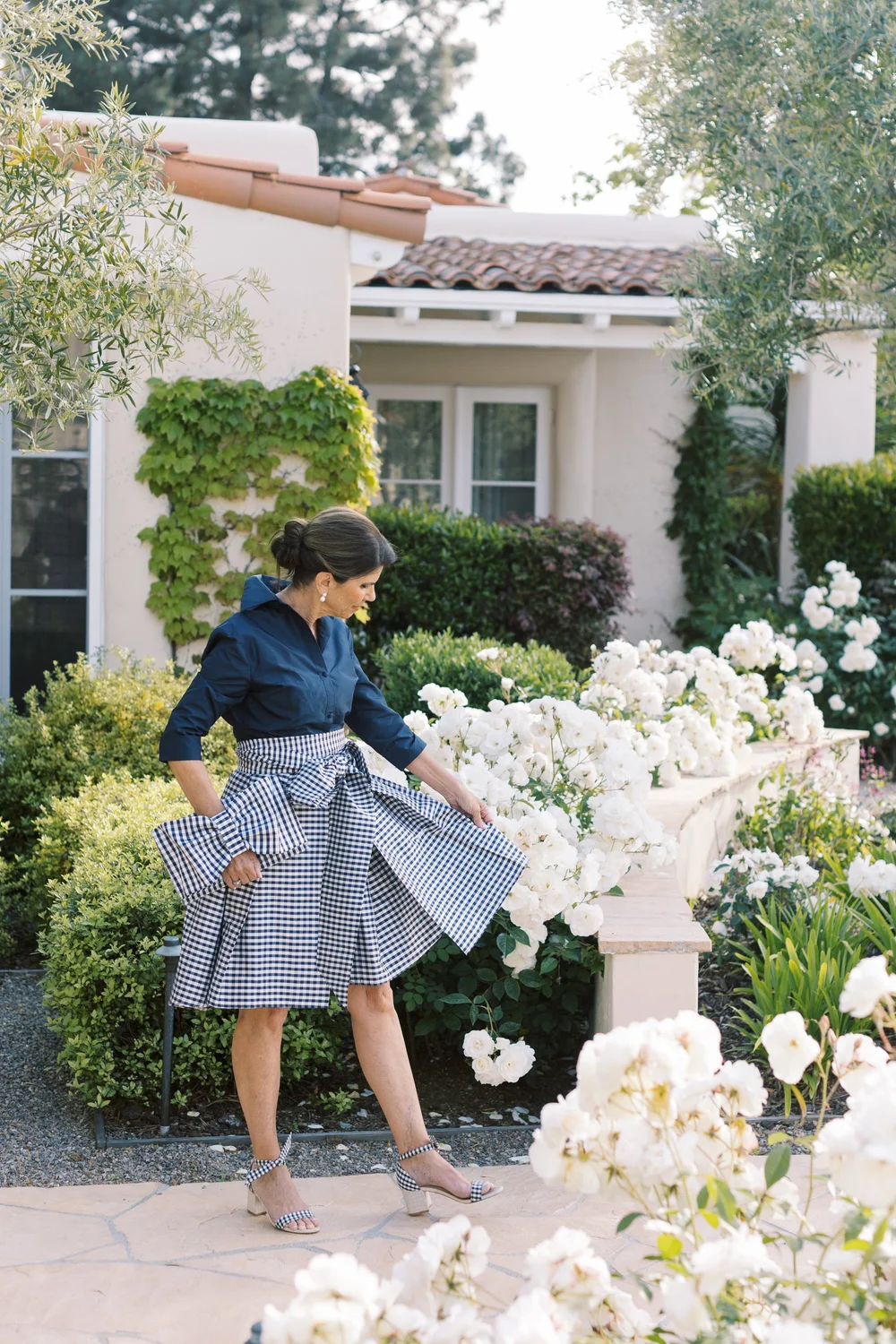 navy blue and white cocktail dress Royal Blue Sheer Neck long sleeve cocktail dresses with Appliques, Lace, and Ruffles