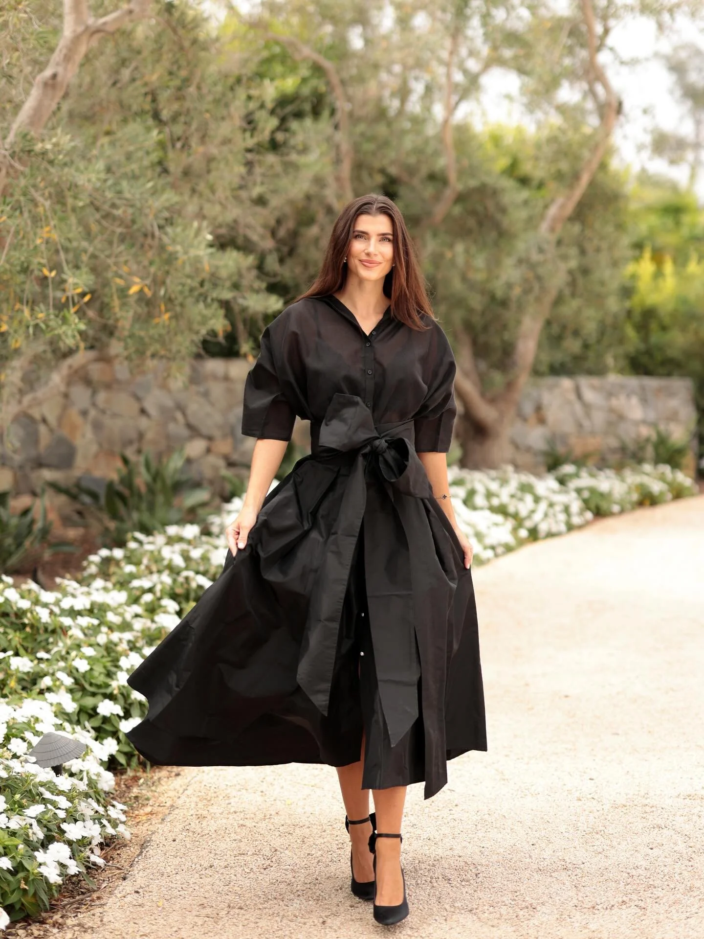 transition dressing at its best&hellip; a black skirt that moves effortlessly from late summer to crisp fall days. available on LucianaEmilia.com #LucianaEmilia