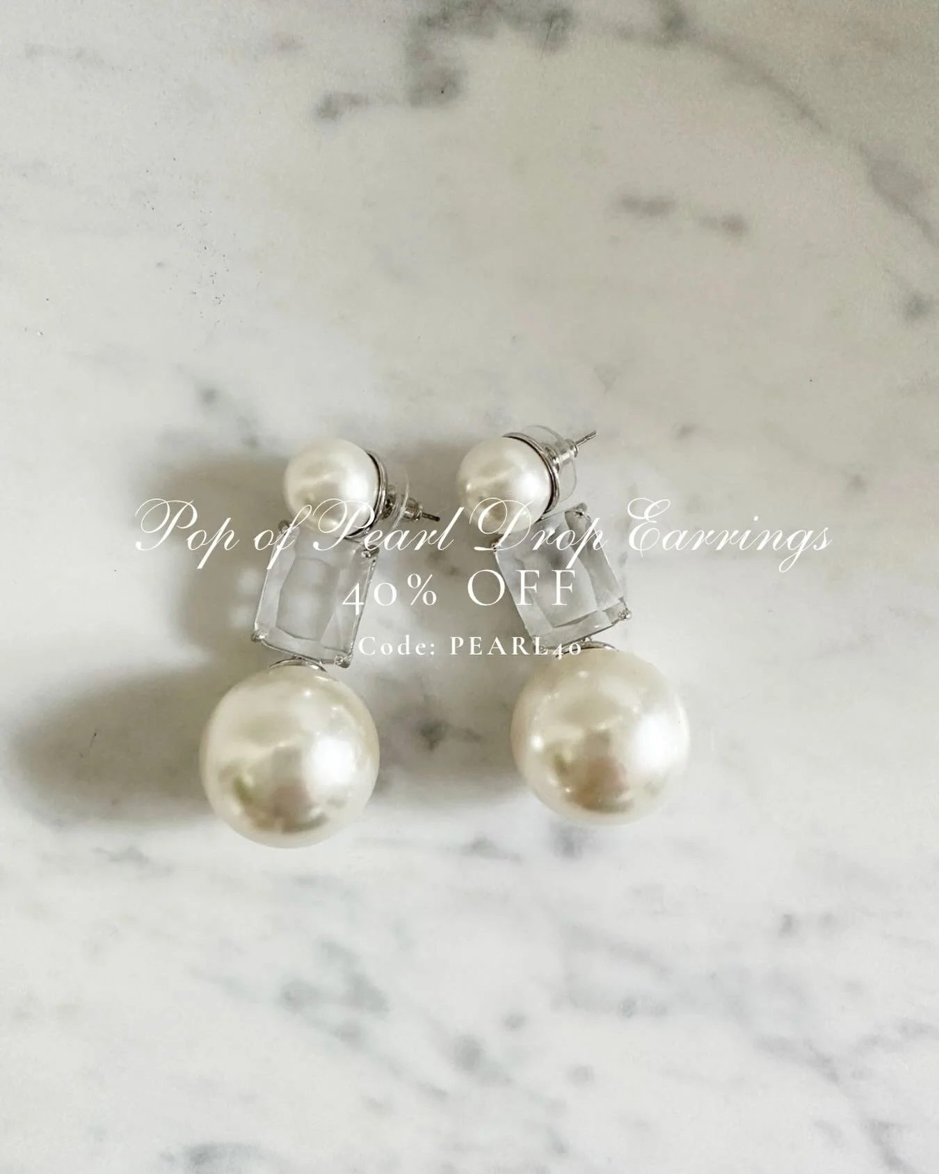 Pop of Pearl Earrings are 40% OFF! Code: PEARL40
*valid through Sunday, April 12th

exclusively designed by Luciana Emilia, these earrings are made for every day&mdash;and every occasion. perfect for Mother&rsquo;s Day, a sister&rsquo;s birthday, gra