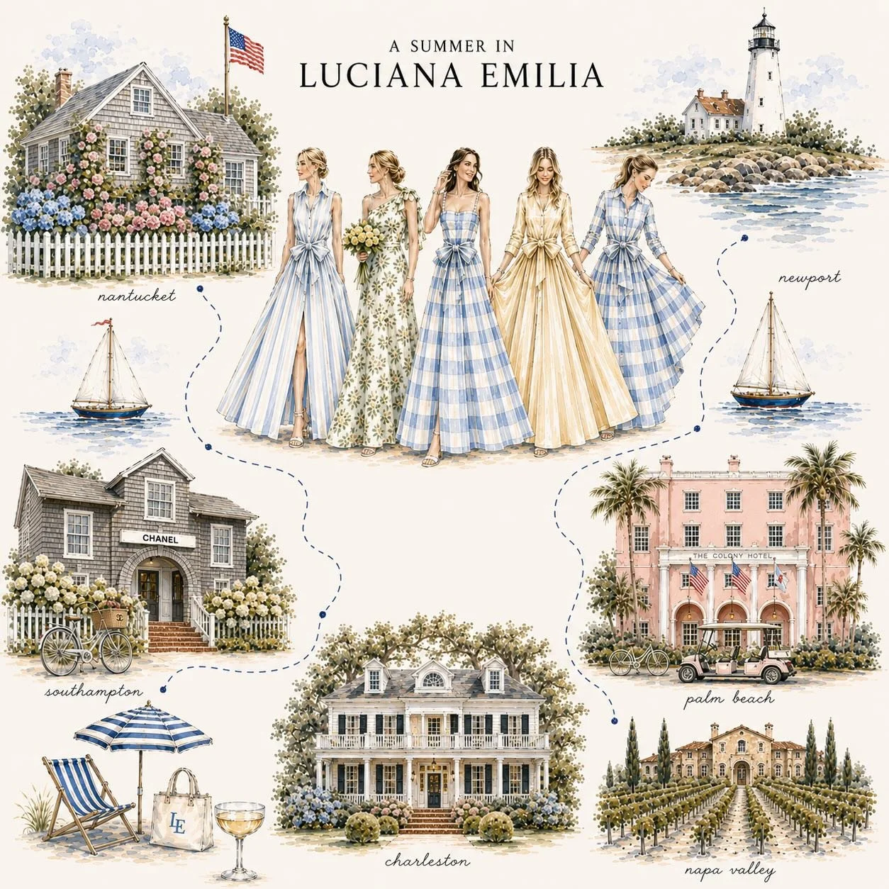 where are you taking your LE this summer? 

first stop: Nantucket #LucianaEmilia