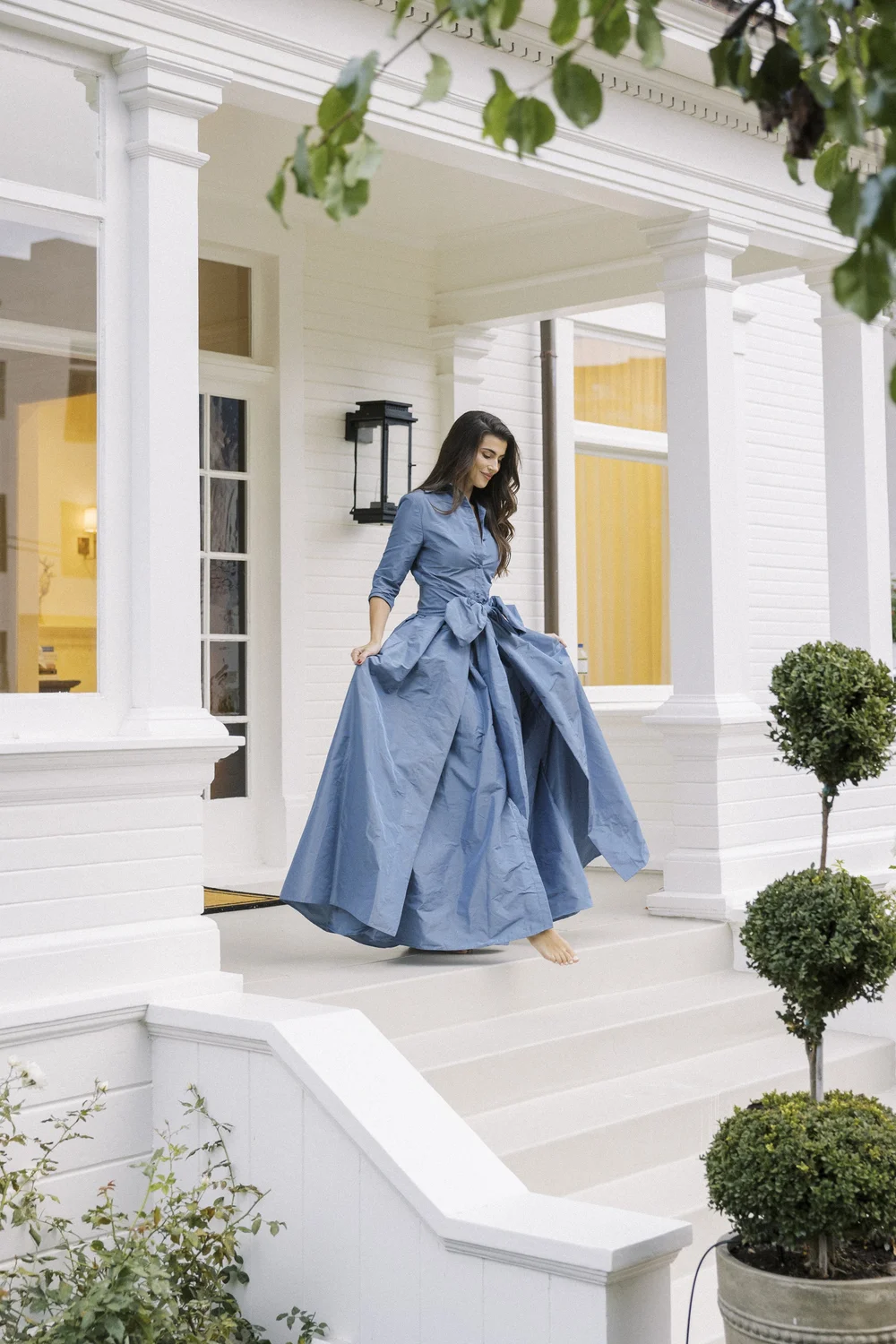 wedgewood blue dress JONES main image 0
