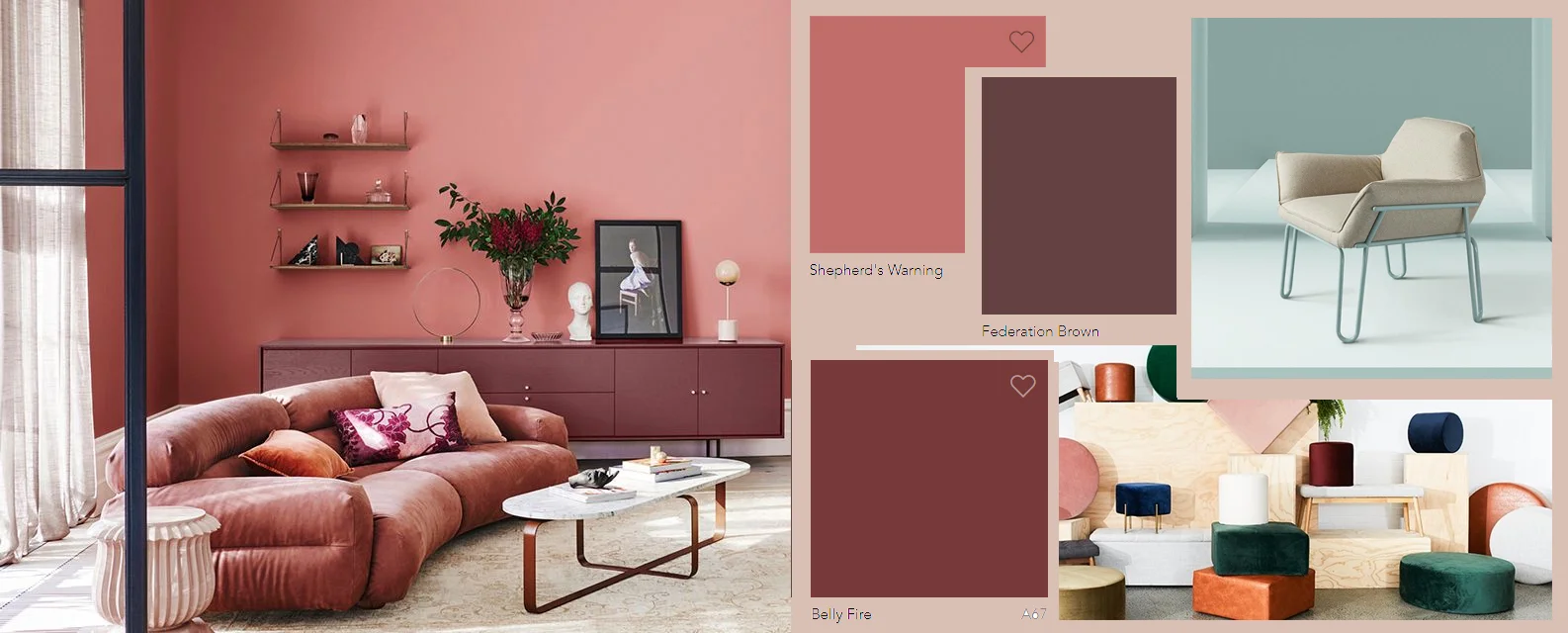 Images by: Dulux Australia, Dowel Jones, Life Interiors Furniture