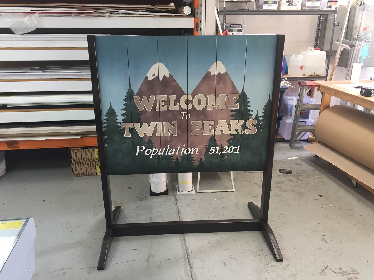 Twin Peaks Sign Recreation