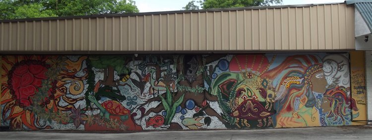  Community Mural, Lacombe Louisiana  2014 