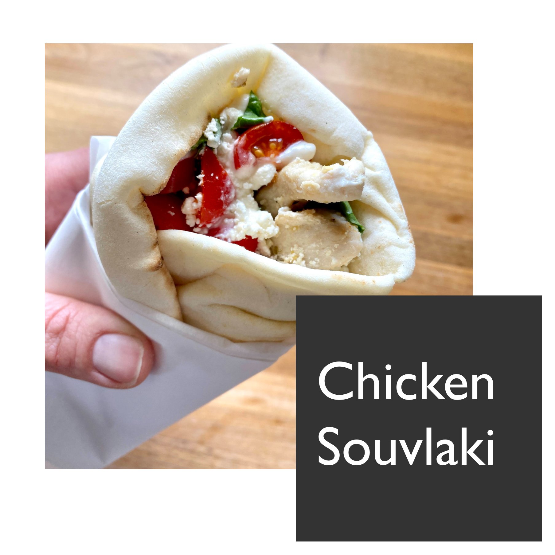 Chicken Souvlaki with Pita