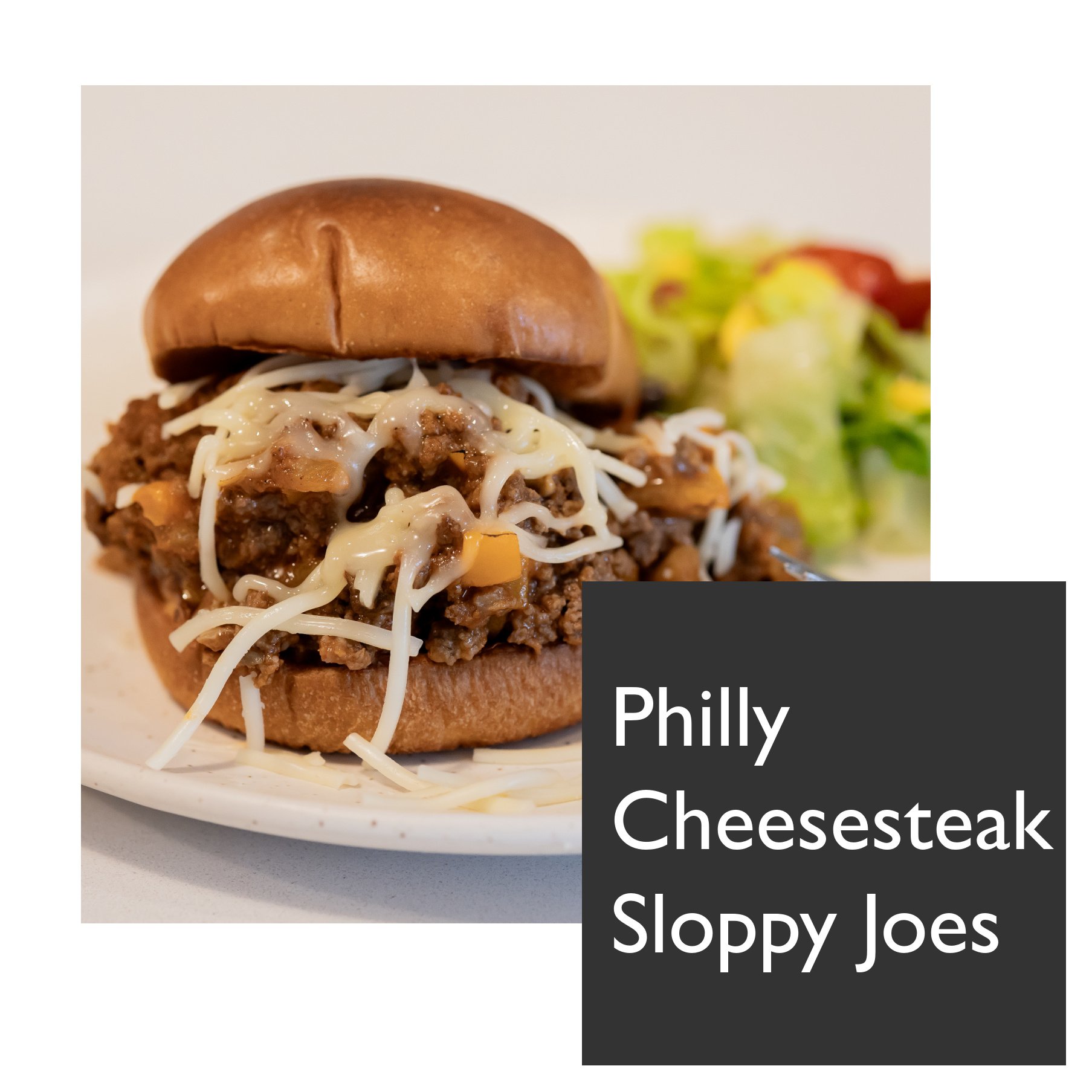 Philly Cheesesteak Sloppy Joes