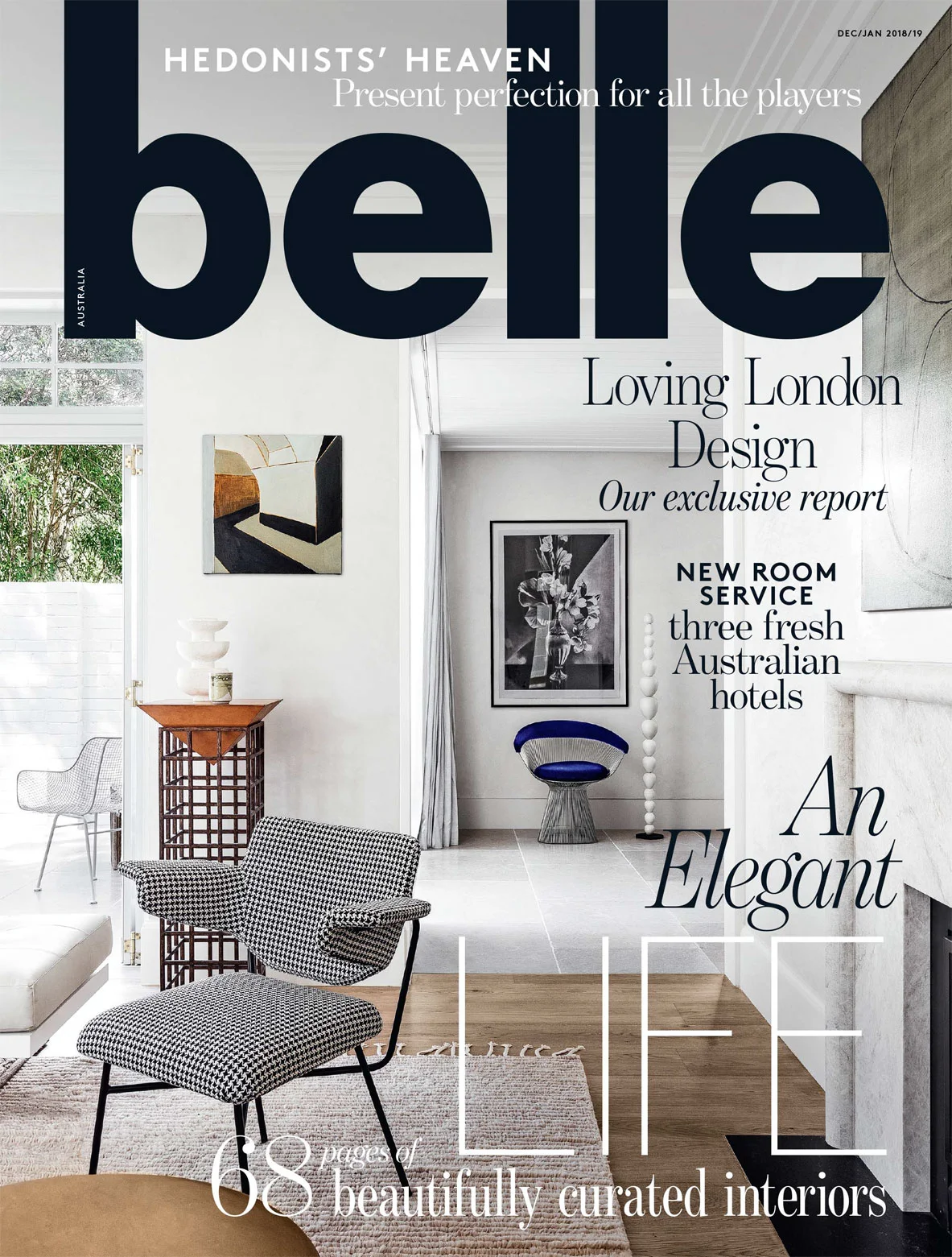 OUR RECENT STORY ON THE COVER OF BELLE MAGAZINE — STUDIO CD