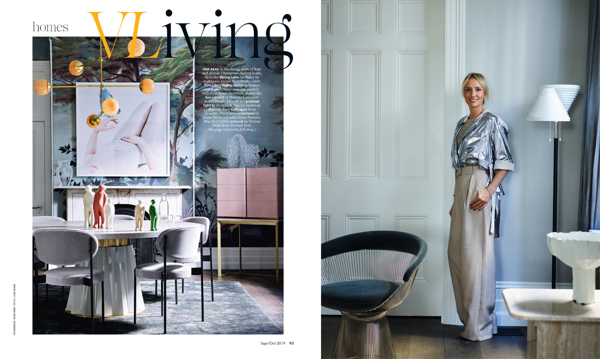 why not Hound Regarding ART HOUSE FEATURES IN VOGUE LIVING — STUDIO CD
