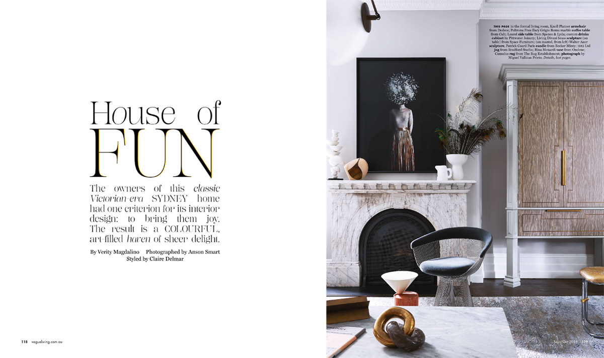 Art House Features In Vogue Living Studio Cd