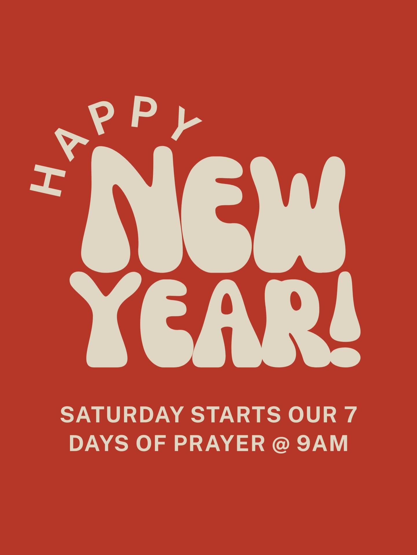 Happy New Year, church family! We&rsquo;re stepping into 2026 with joy, hope, and expectation for all God is going to do.