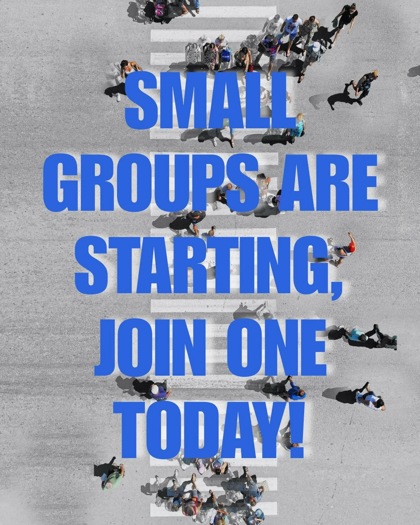 Small groups is a major part of Living Water, our hope here is that everyone would be apart of a small group! 

Check out our Small Group Directory on our app or website to see all of our different kinds of small groups!