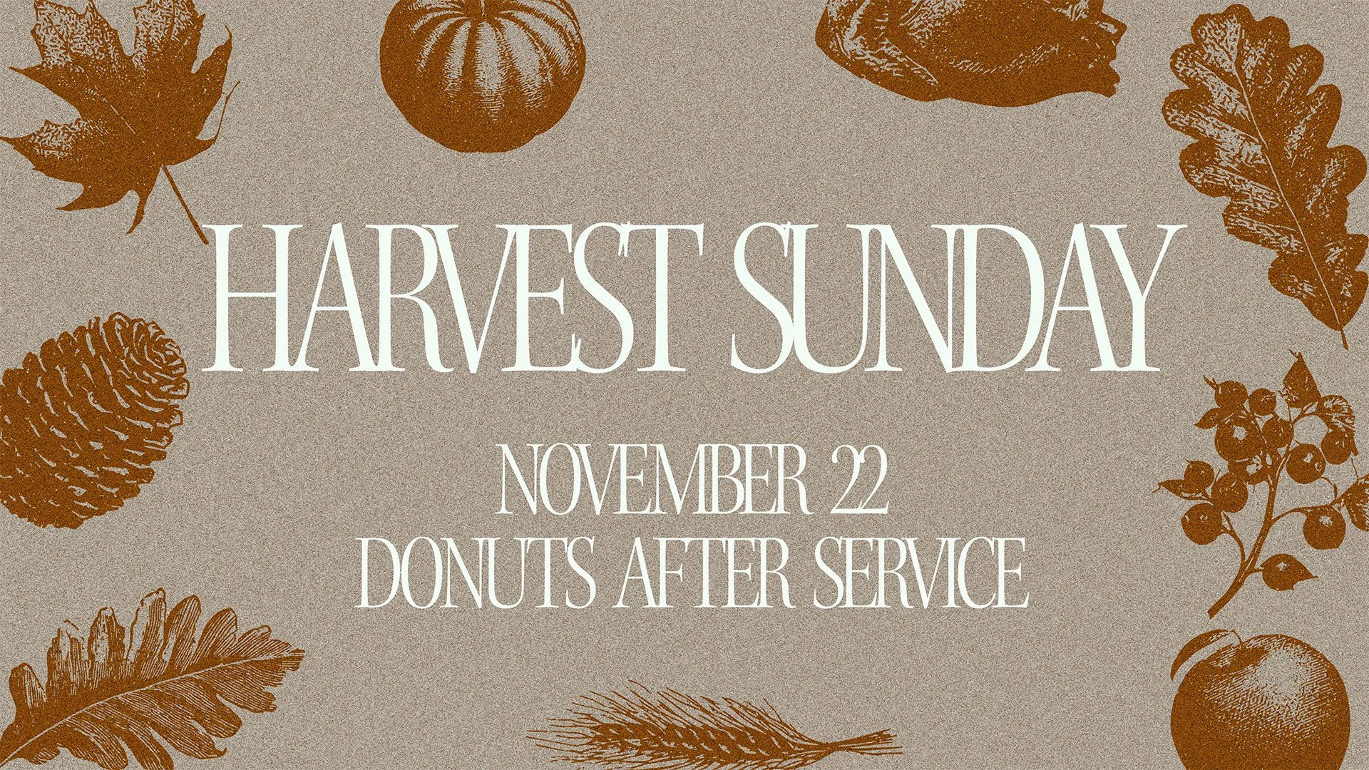Harvest Sunday