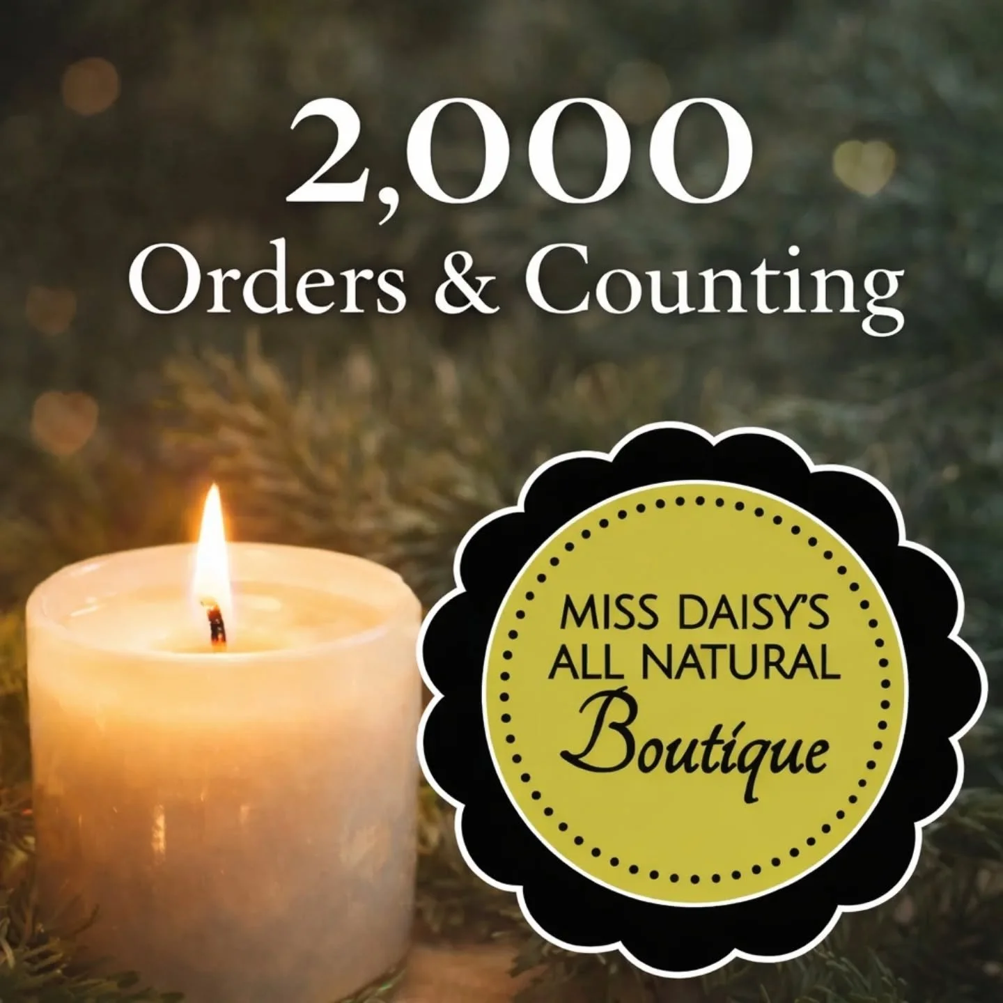 💛🕯️2,000 website orders later&hellip; and I&rsquo;m just getting started 

🕯️What started as a tiny dream &mdash; pouring candles at my kitchen table &mdash; has grown into something so much bigger than me. Every order, every share, every kind wor