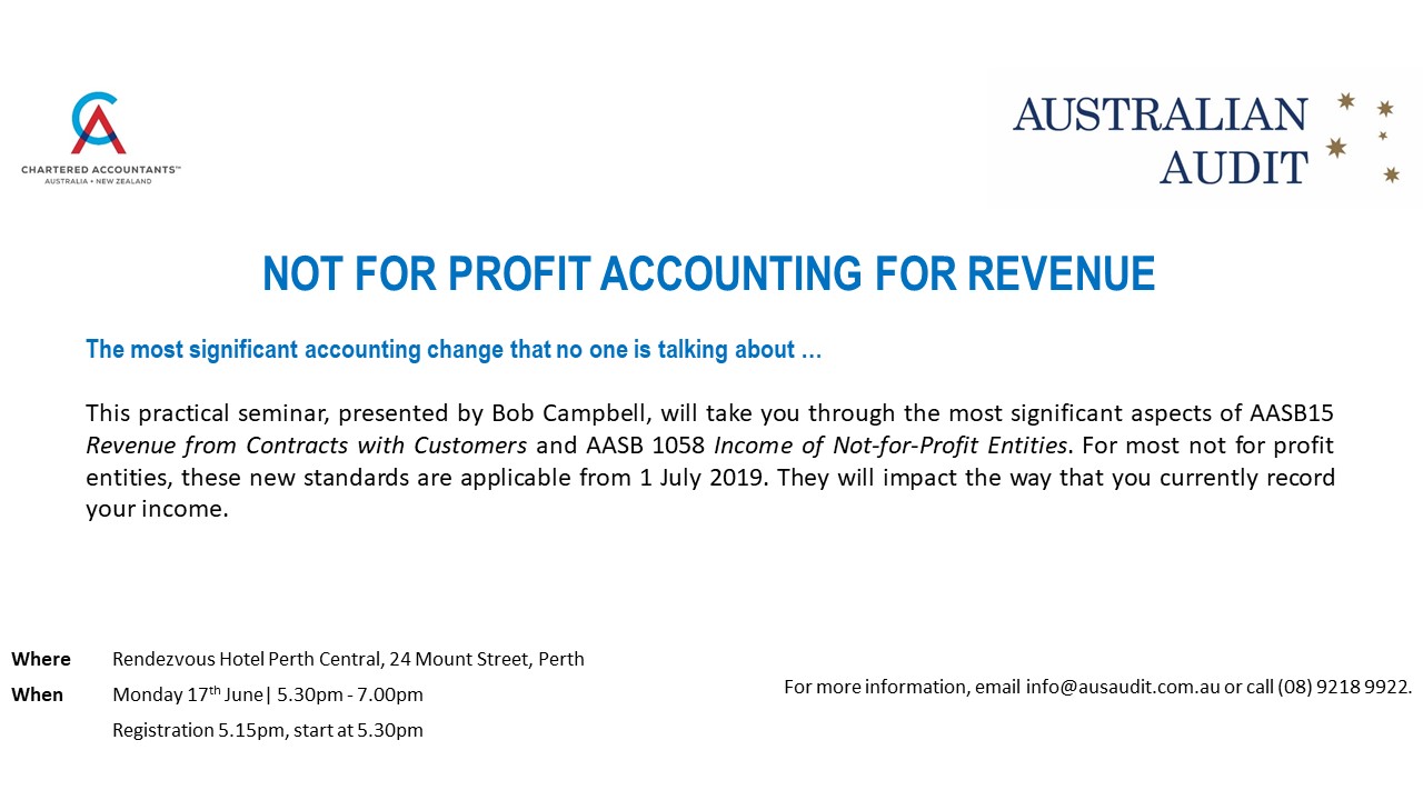 New Accounting Standards for Not for Profits: The Revenue Standards