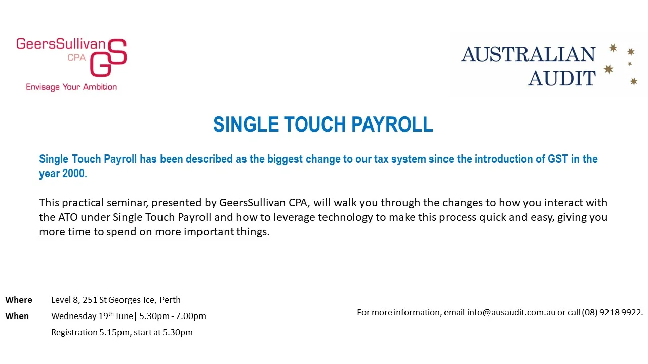 Single Touch Payroll