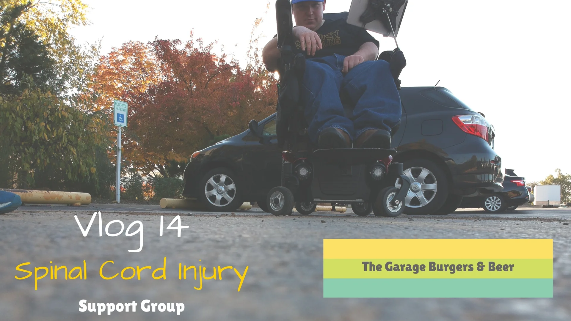 Vlog 14 The Garage Burgers and Beer; Spinal Cord Injury Support Group