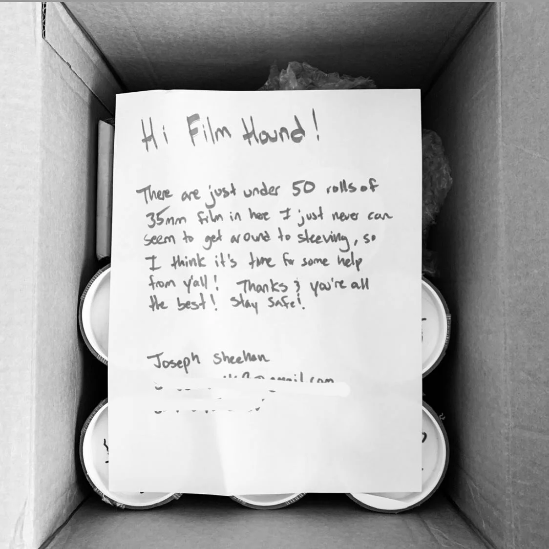 @scout.sheehan.photo, you stay safe too! These babies are in good hands!
-
#filmhound #filmarchivalservices #contactsheet #archiveyourfilm #artifactofthemoment #artifactstoheirlooms #indiefilmlab