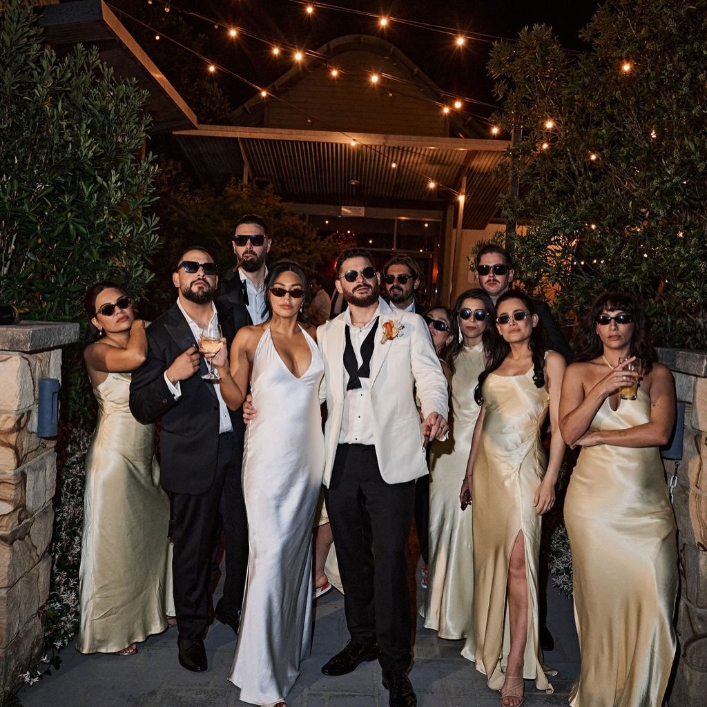 Estefany, Renato &amp; the bridal party understood the assignment 🔥😎

Ceremony &amp; reception @enzoweddings 
Photography @danielgriffithsphoto