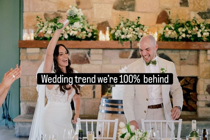 &ldquo;Audrey and David aren&rsquo;t waiting till dessert to speak. They walk in, welcome everyone right away, thank their people, and drop the mic. It&rsquo;s bold, modern, and it sets the tone so they can actually enjoy the night👏🥂🍴🥂

Ceremony 