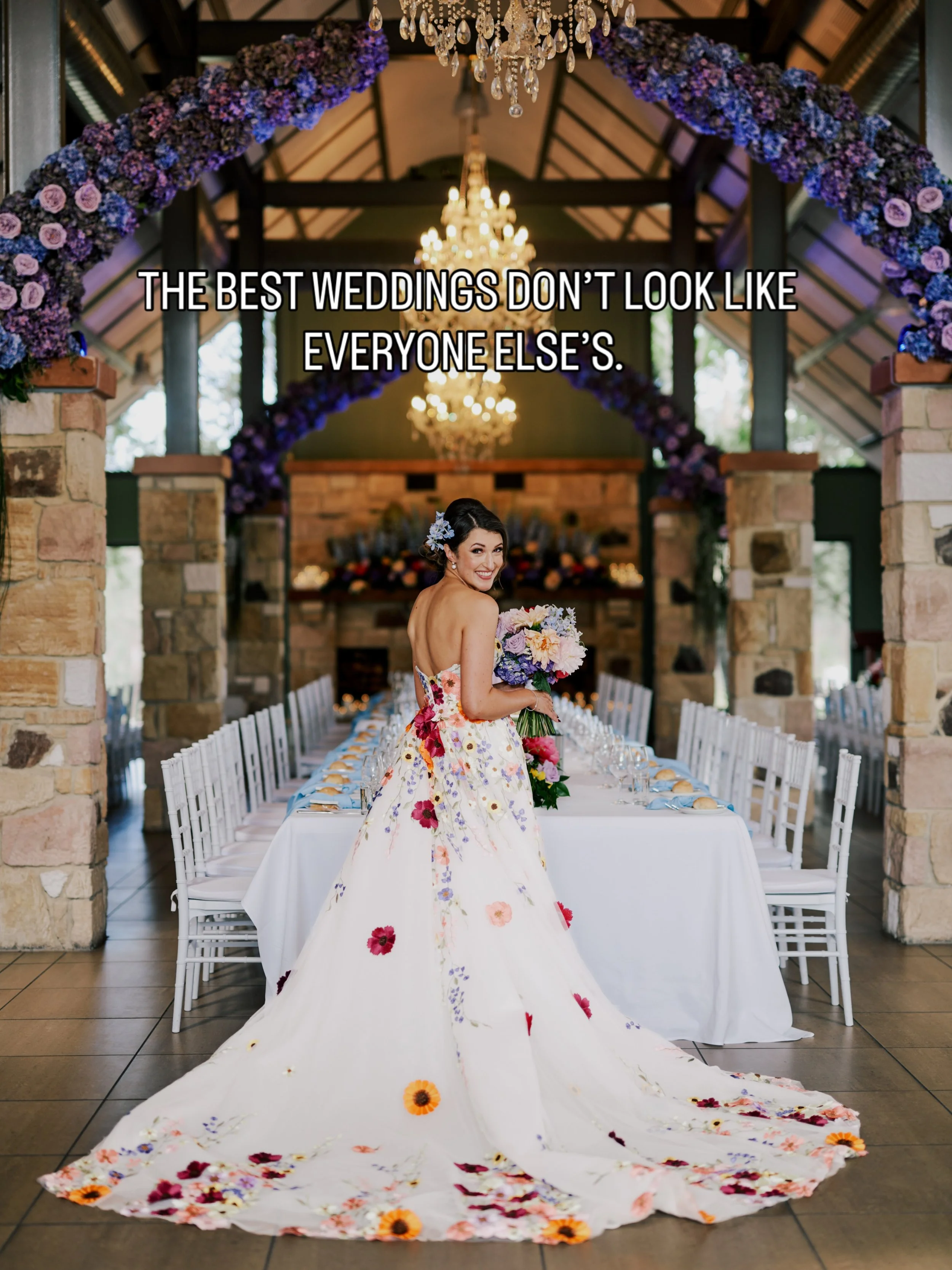 After all these years doing weddings, there&rsquo;s one thing we know&hellip;

The memorable ones have personality.

Not everything has to match.
Not everything has to be traditional.
And you definitely don&rsquo;t have to do something just because e