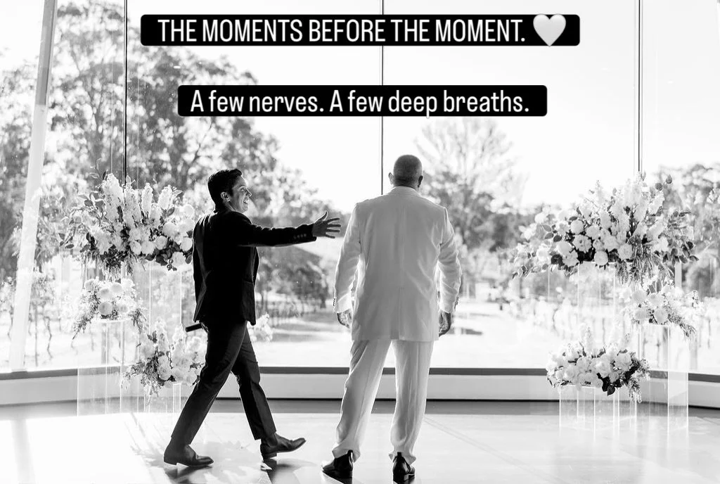 We&rsquo;ve got you. Always. 🤍
A few nerves. A few deep breaths. A little reassurance.

Sometimes our job is running the wedding.
Sometimes it&rsquo;s simply being the person beside you saying, &ldquo;You&rsquo;re good. I&rsquo;ve got you.&rdquo; DA