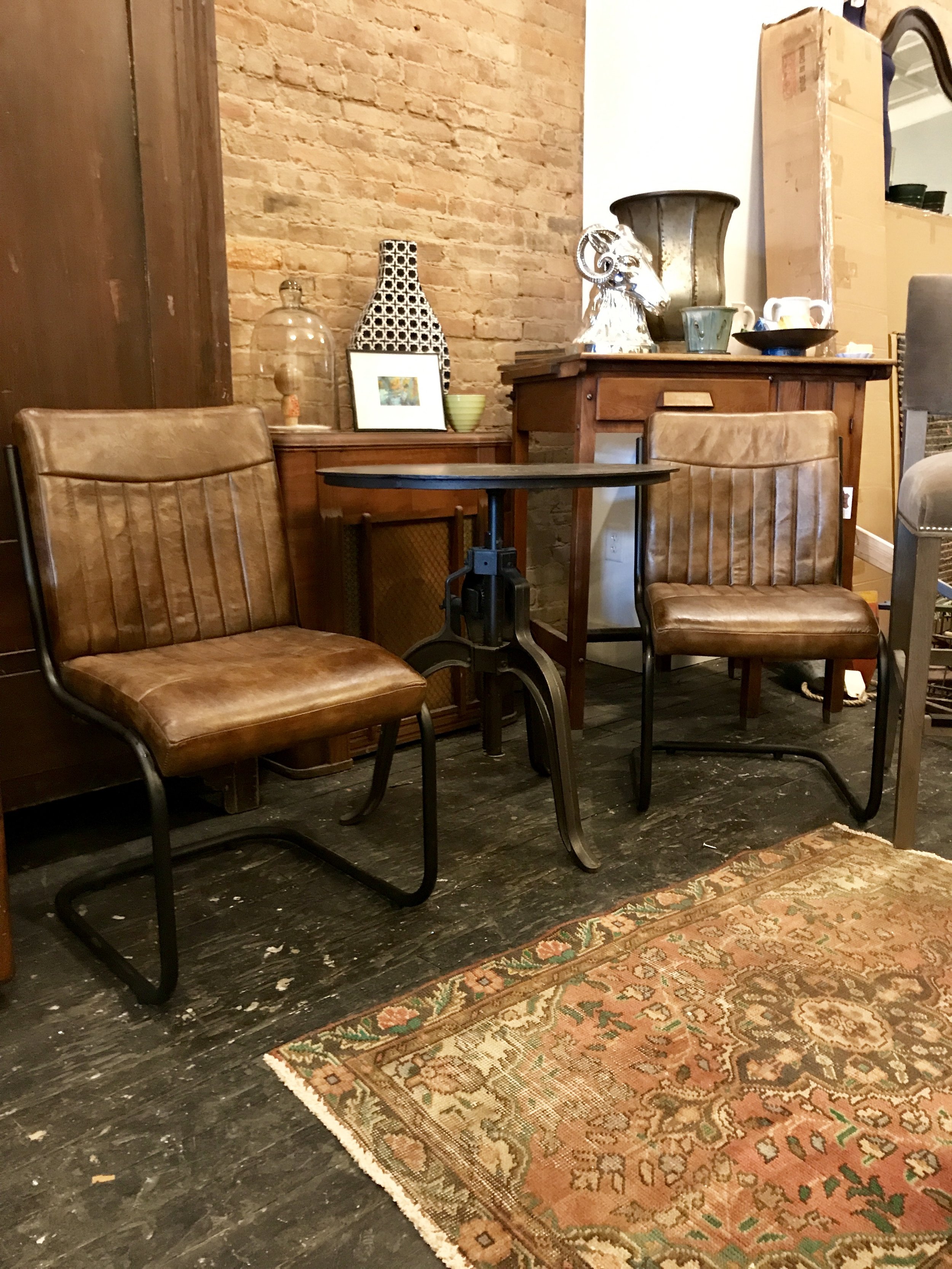 Top Grain Leather Side Chair