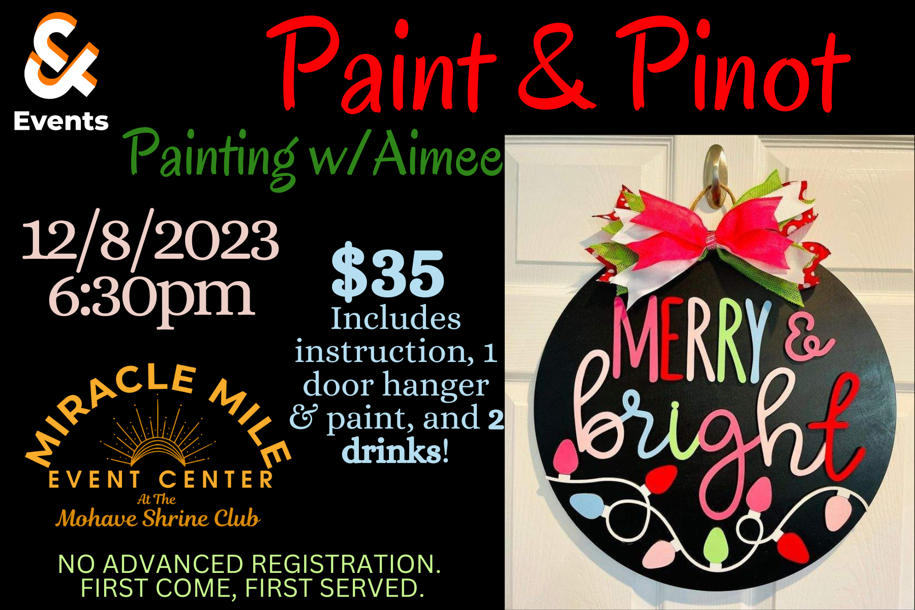 Paint & Pinot December