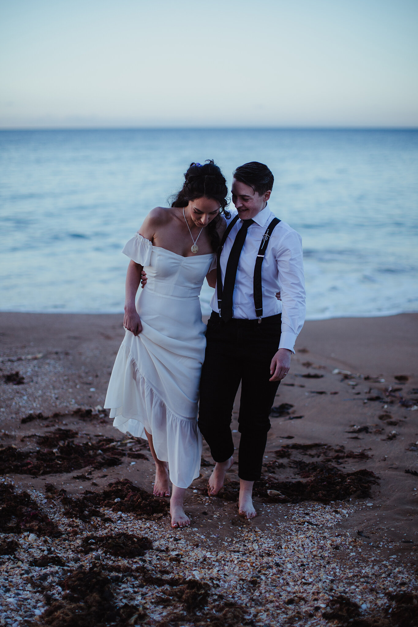 Same sex elopement shoot in Northland