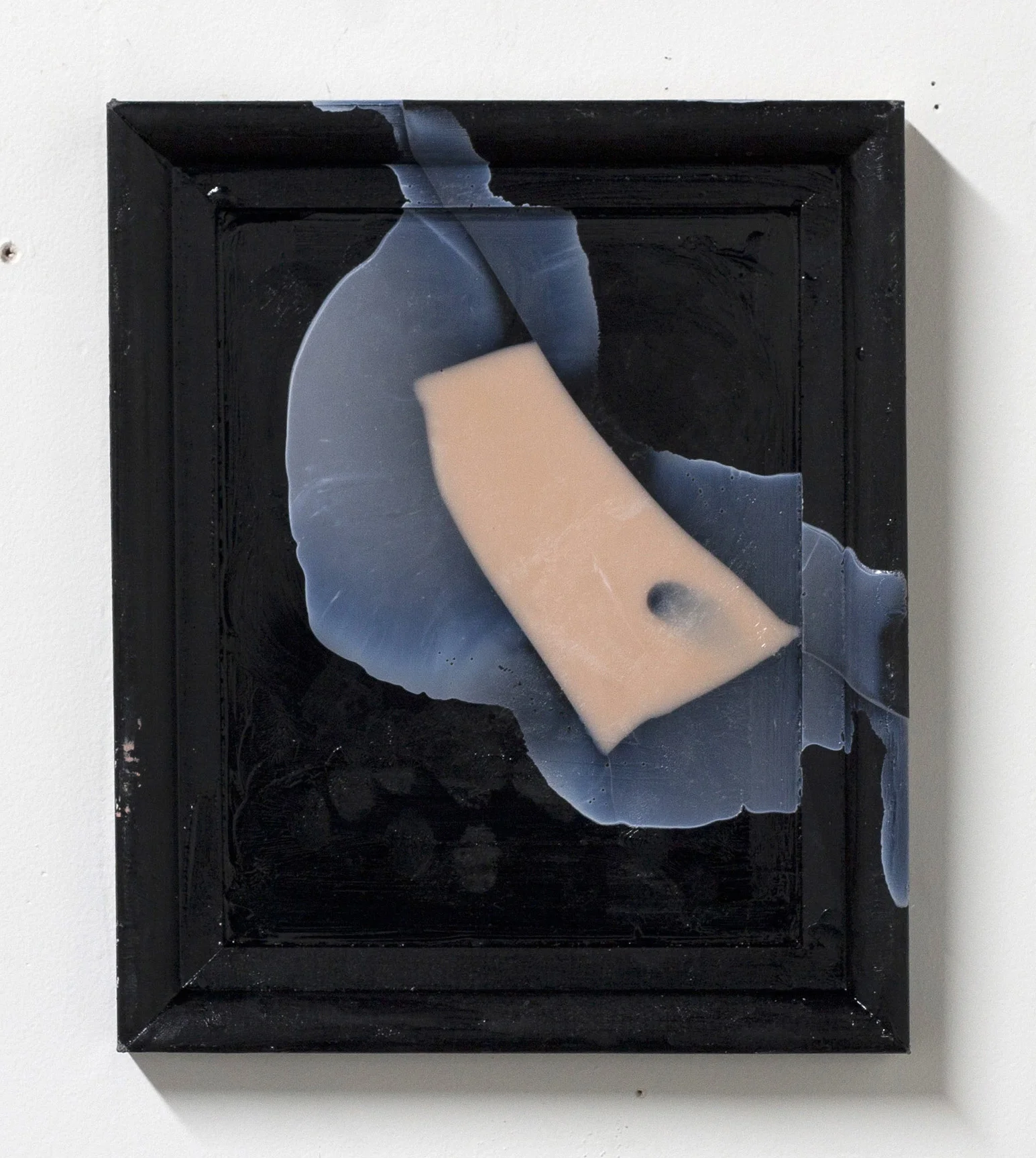 Alphabet Series XI, 2016-17 oil, fiberglas, resin 7.5 x 9"