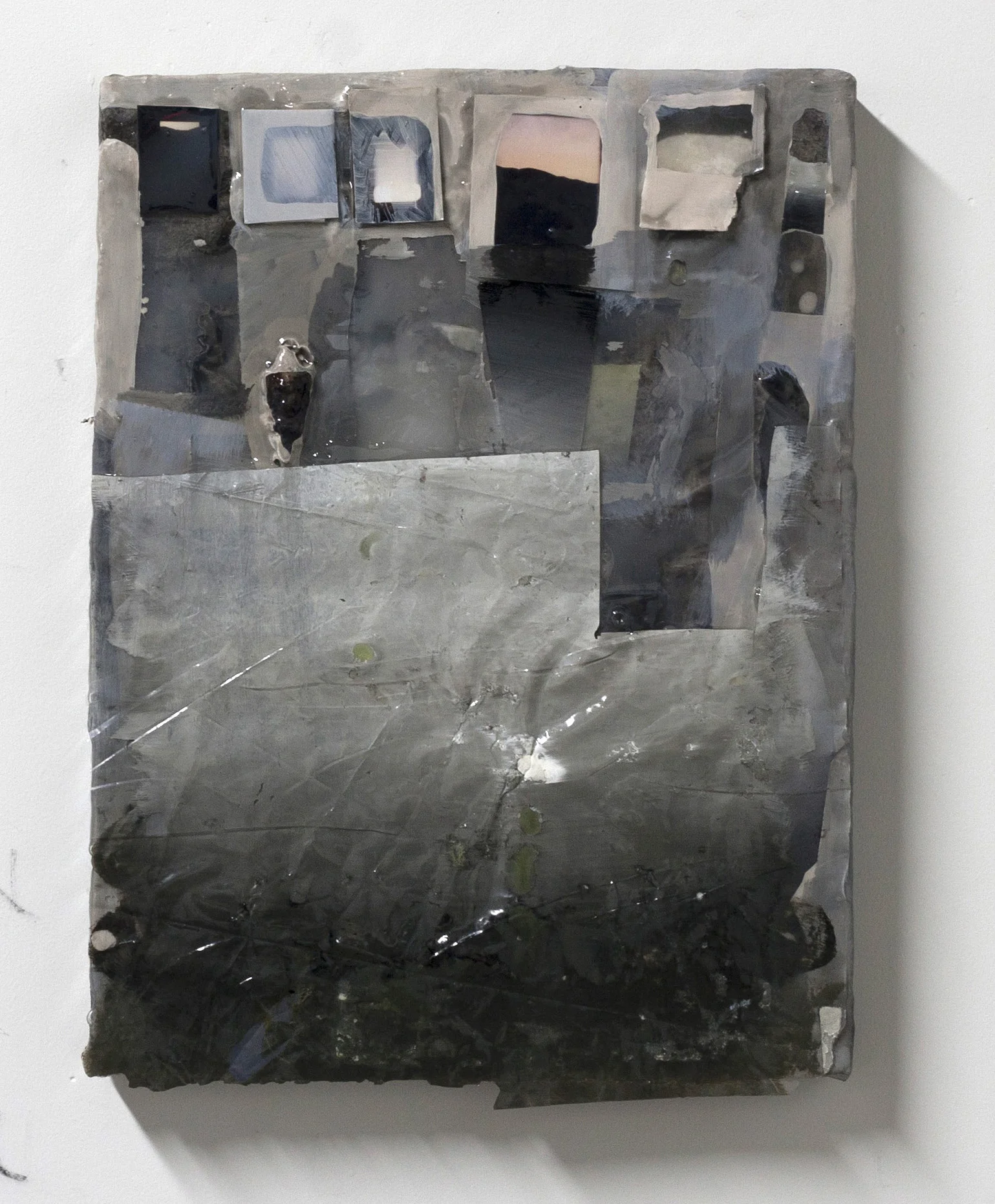 Light cover, 2016 polymer, resin, digital prints 12 x 16”